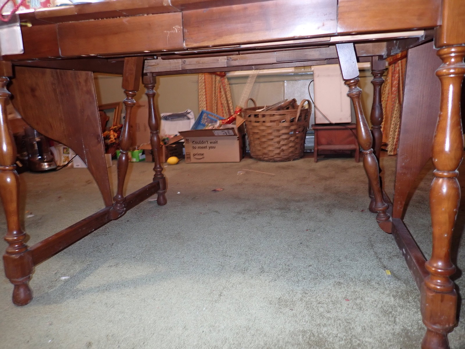 Drop Leaf Extension Dining Room Table - 6