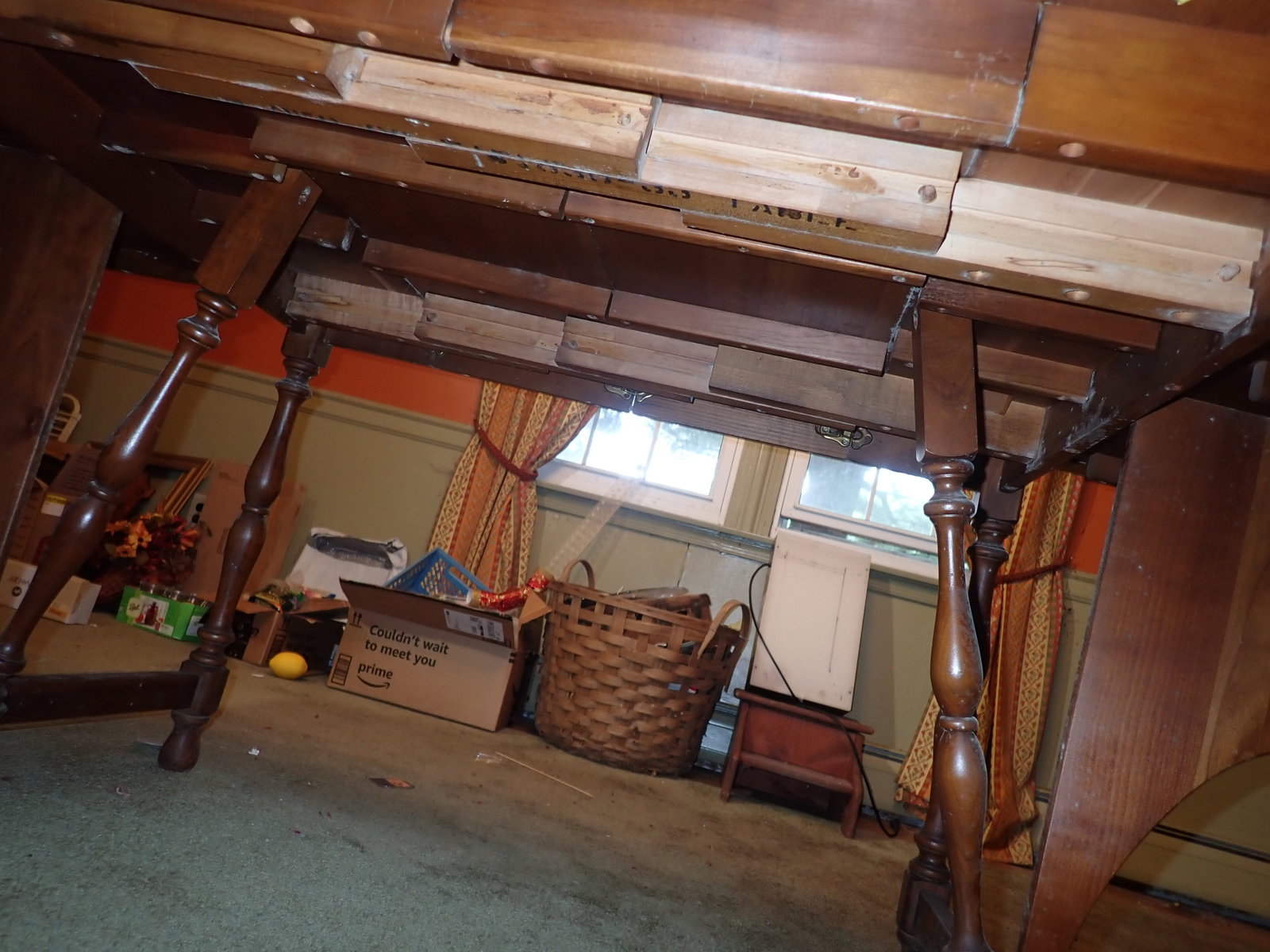 Drop Leaf Extension Dining Room Table - 7