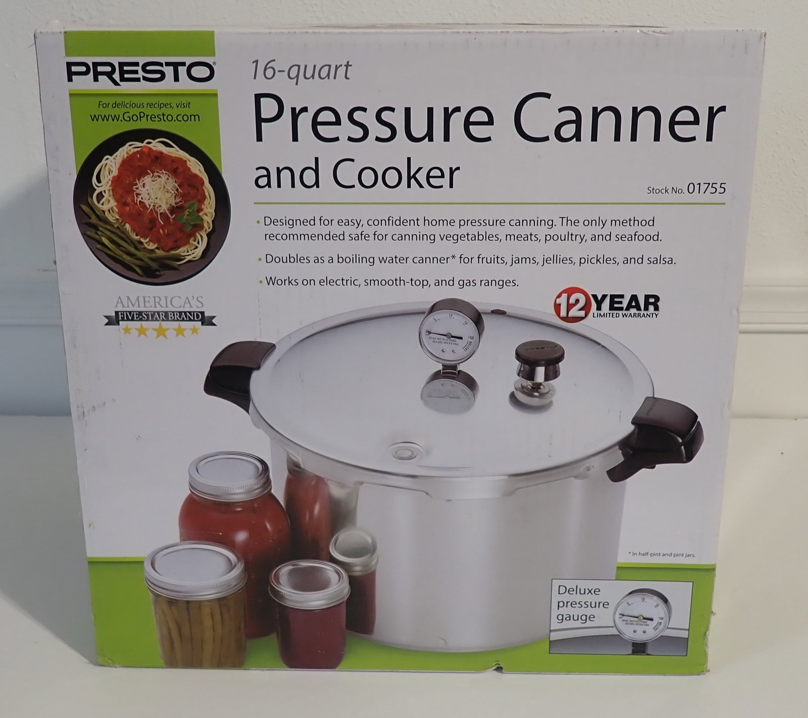 Presto 16 Quart Pressure Canner & Cooker: Shipping available