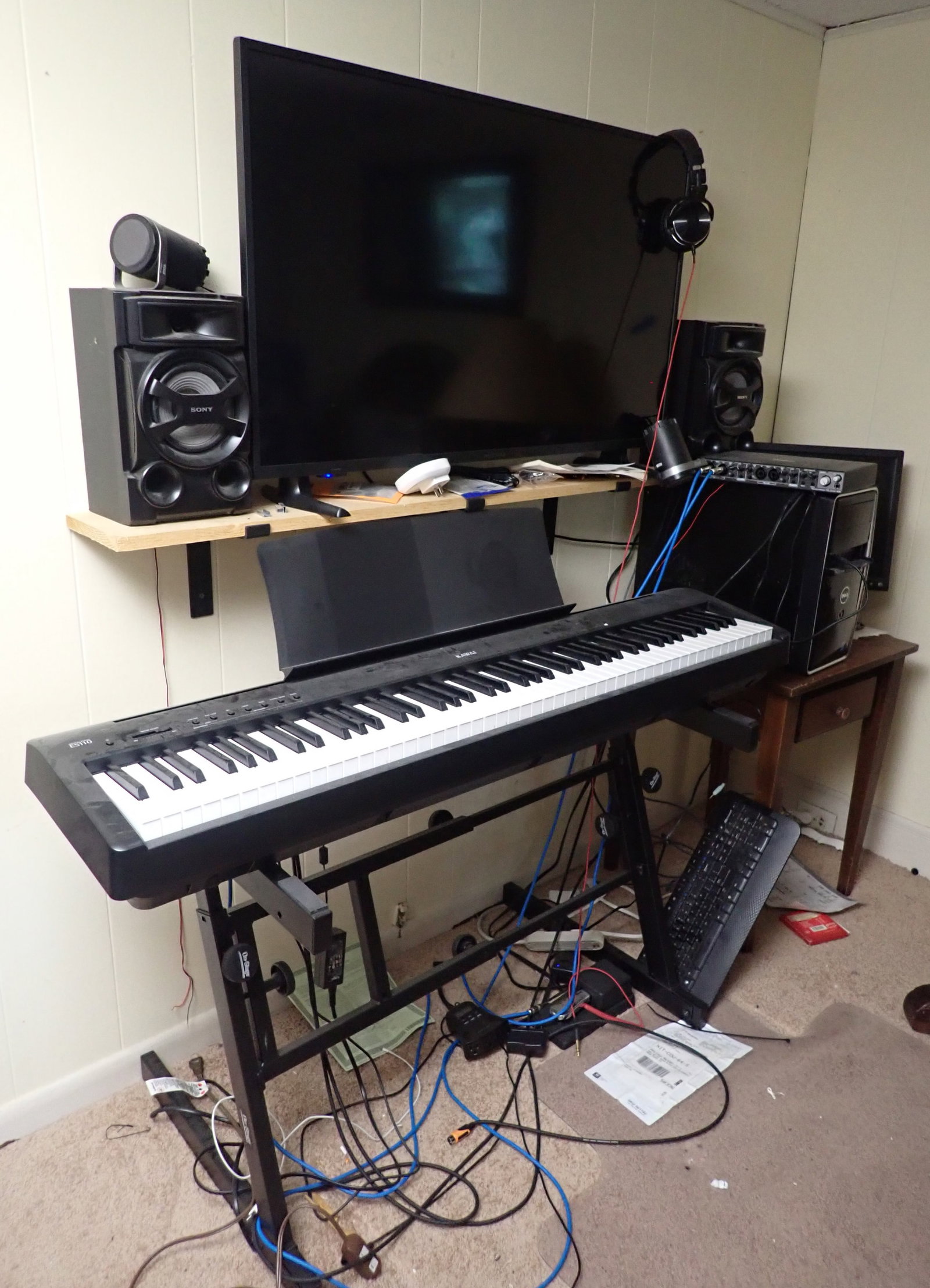 Kawai ES110 Digital Piano, TV, Roland Rubix 44 & Misc (1 of 9)