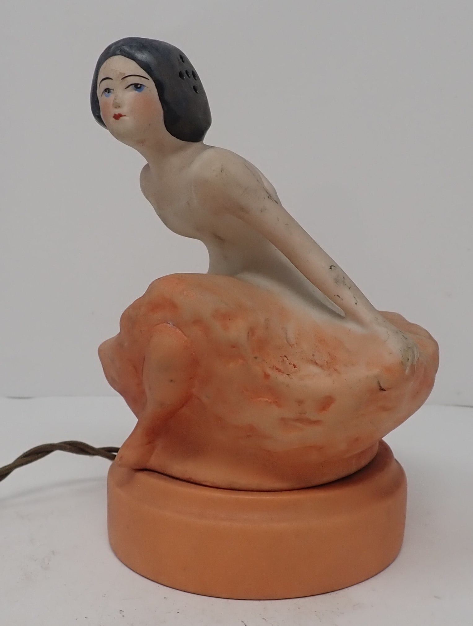 Fulper Boudoir Lamp: Approx 6 1/4" tall. Shipping available