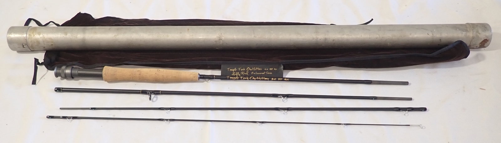 Temple Fork Outfitters 4wt 4pc 8' Lefty Kreh Fly Rod (1 of 7)