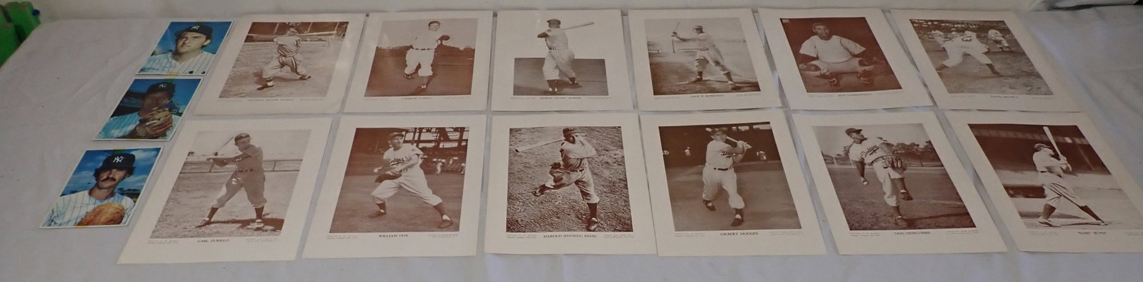 Baseball Prints & Topps Cards: Prints are approx 9 1/2" x 12 3/8". Shipping available