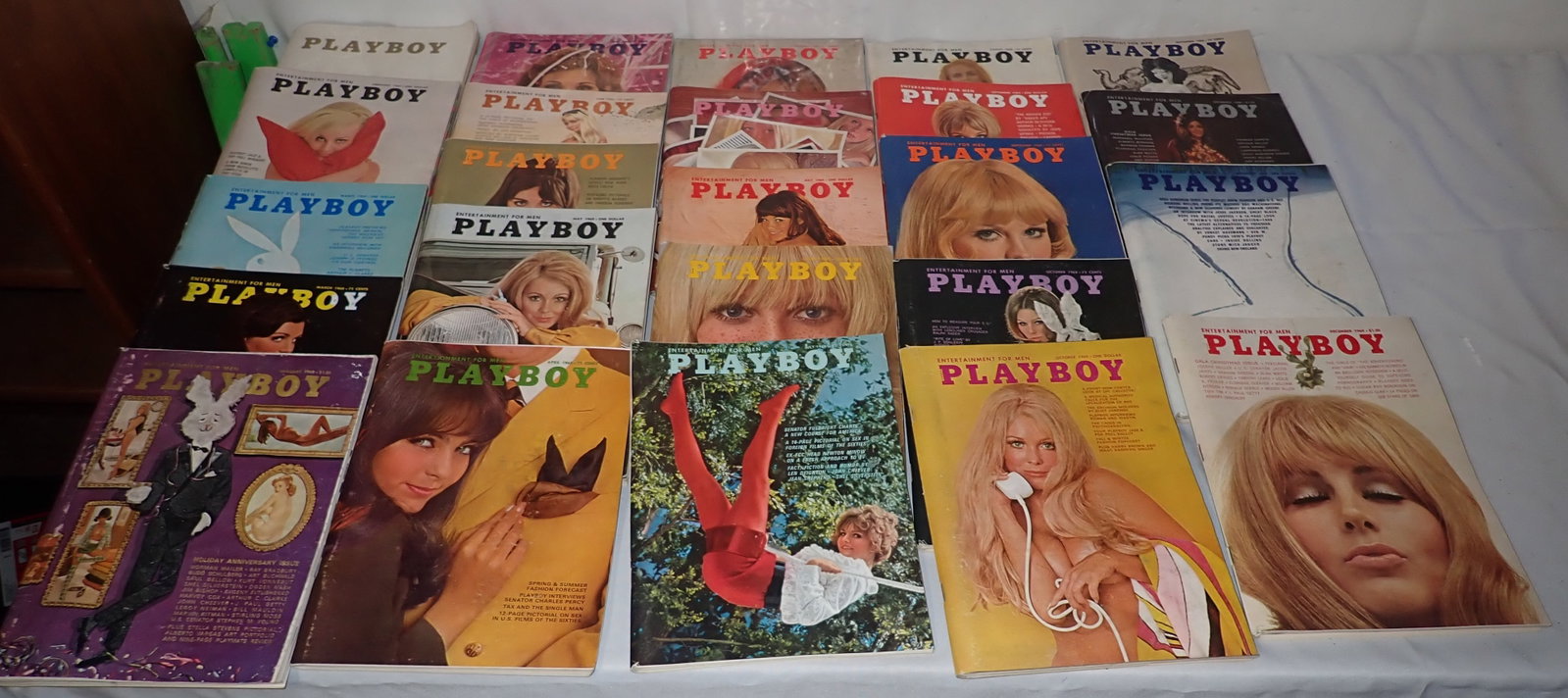 1968 & 1969 Playboy Magazines (1 of 5)