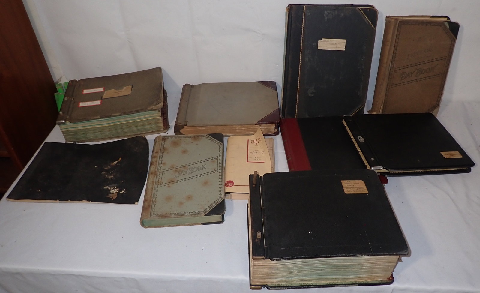 Ledger Books incl Hylan Oil Flemington NJ & Check Stubs: NO in house shipping !