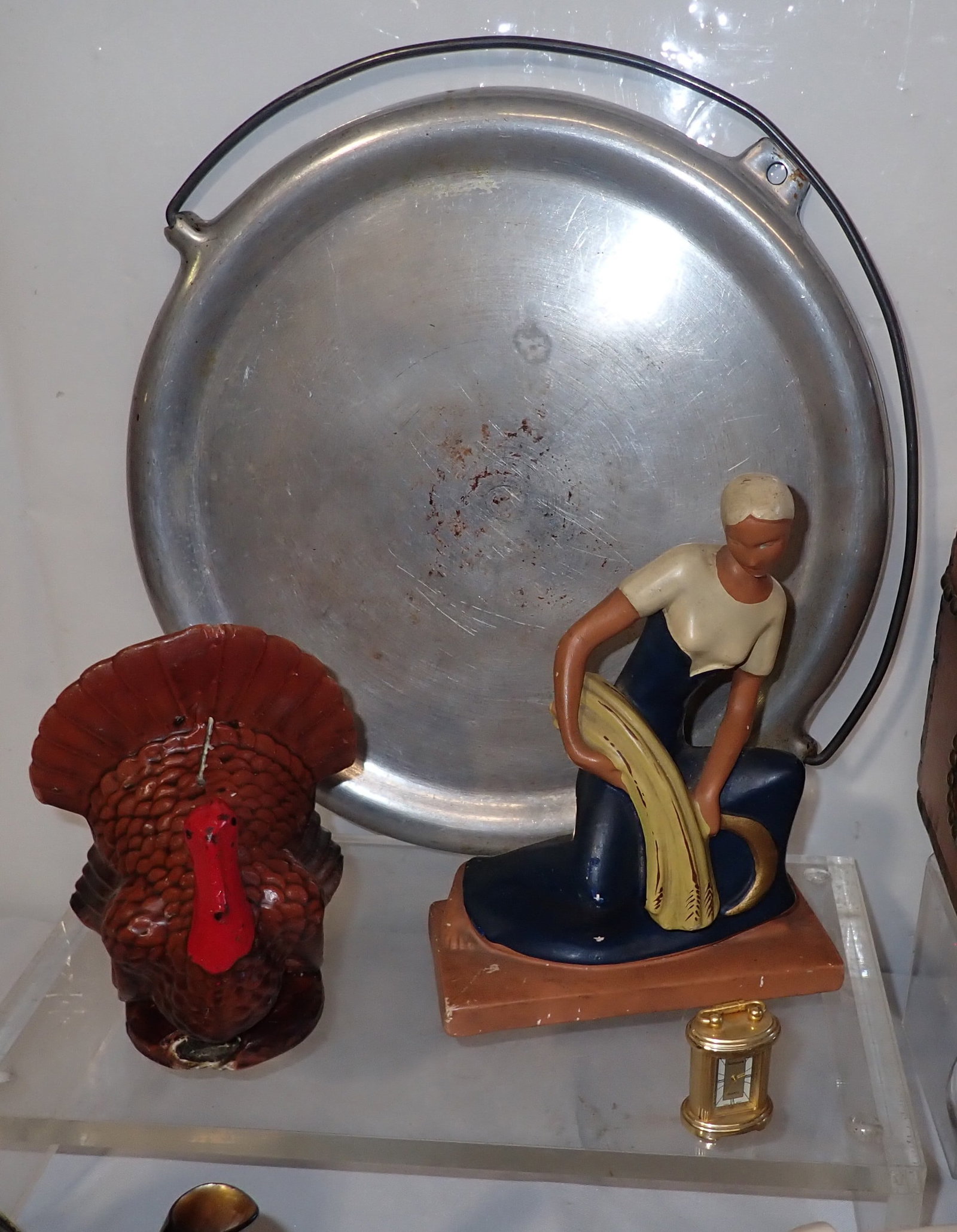 Pottery , Wooden Box, Tea Set, & Misc - 2