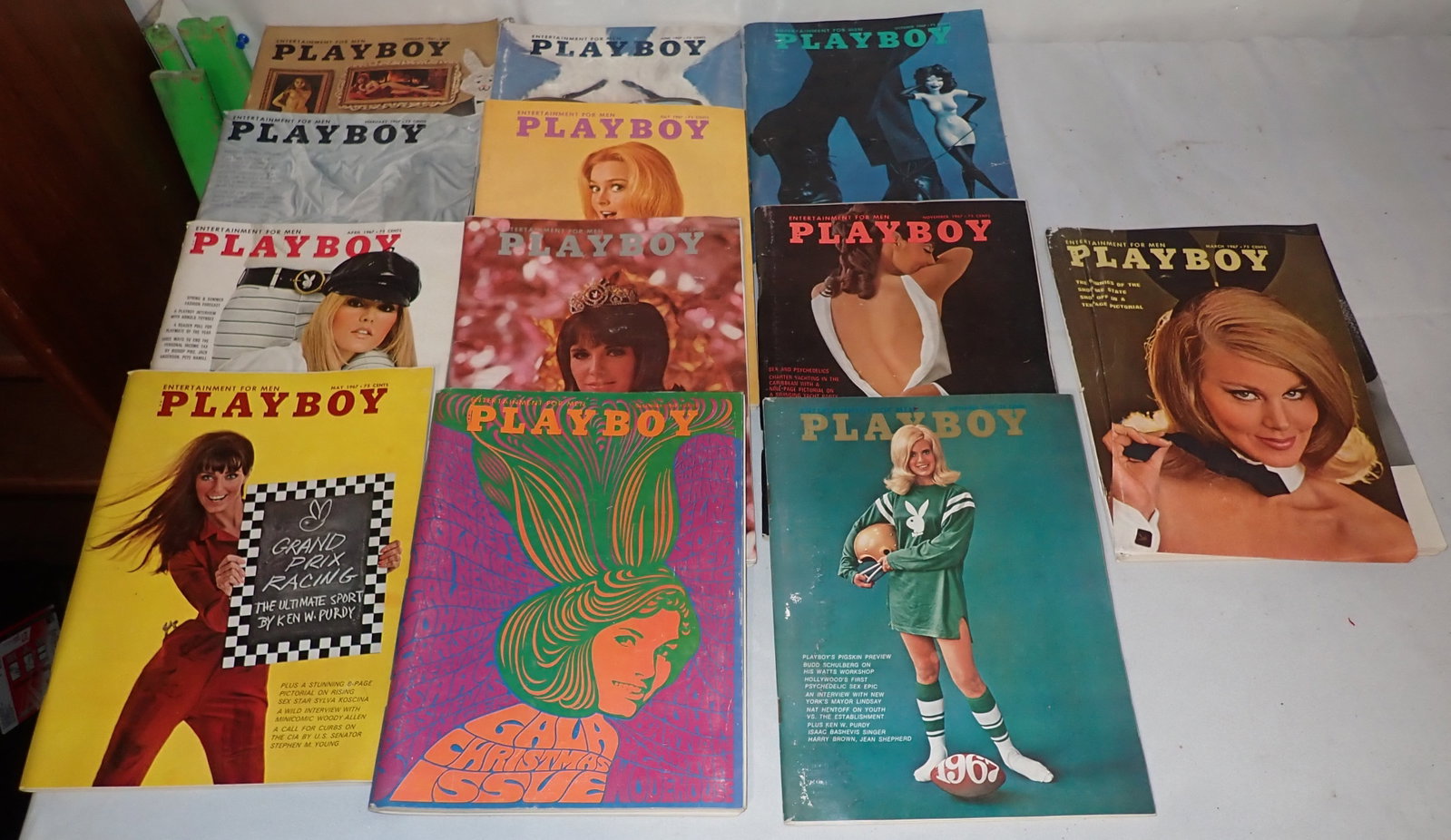 1967 Playboy Magazines: Shipping available