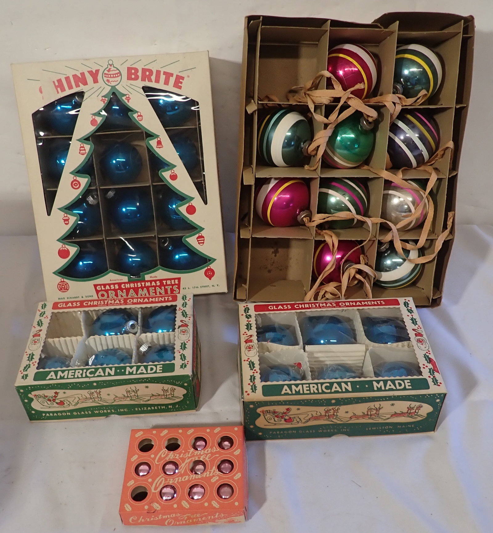 Shiny Brite & Misc Christmas Tree Ornaments: NO in house shipping !