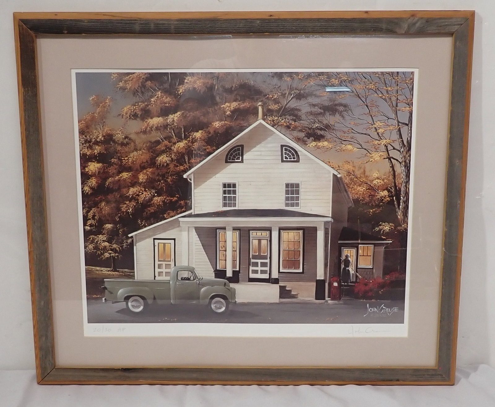 2002 John Crouse Artist Proof Signed Print: Approx 21" x 24 1/4". No in house shipping !