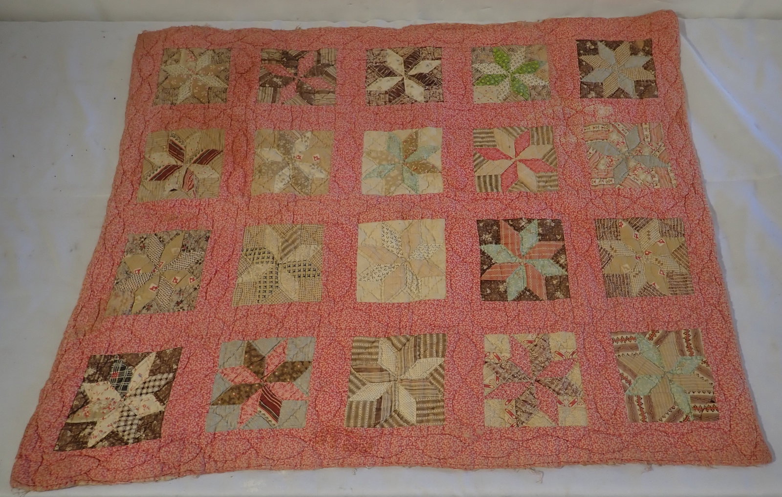 Crib Quilt: Approx 27 1/2" x 33 1/2". Shipping available