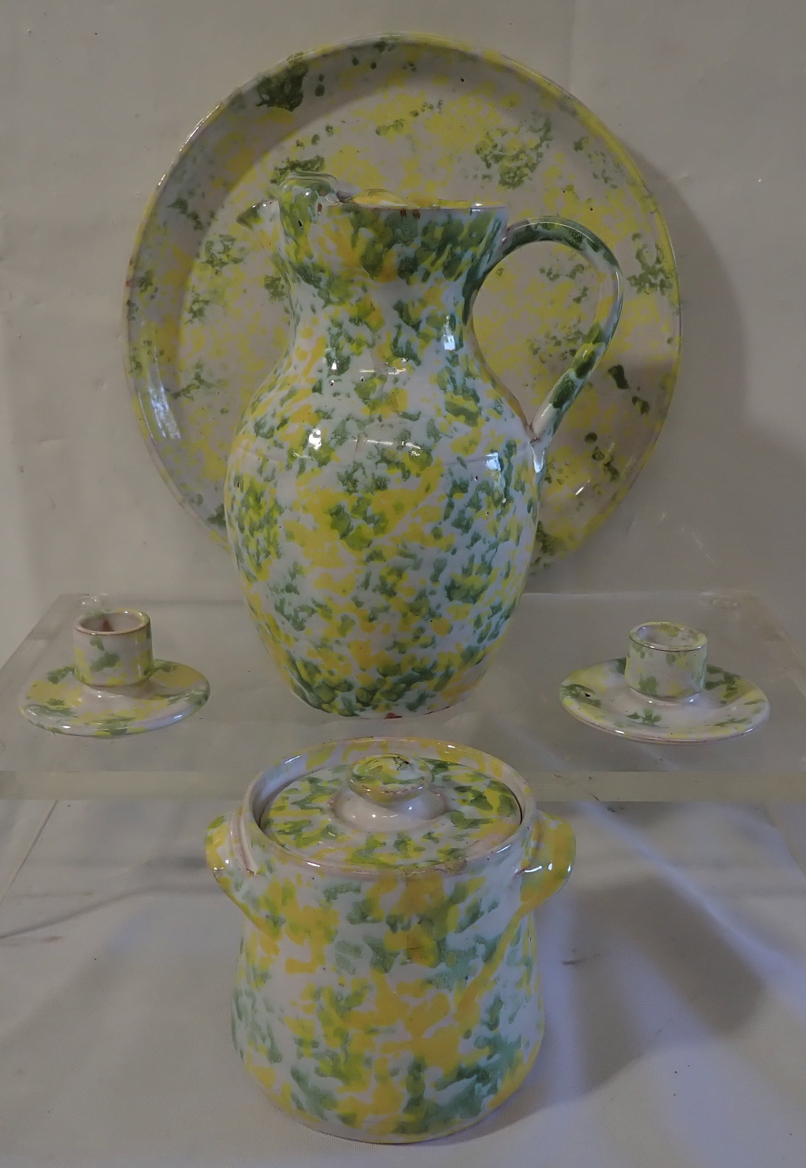 1978 & 1979 Cole Pitcher, Platter, Candle Holders & Sugar (1 of 4)