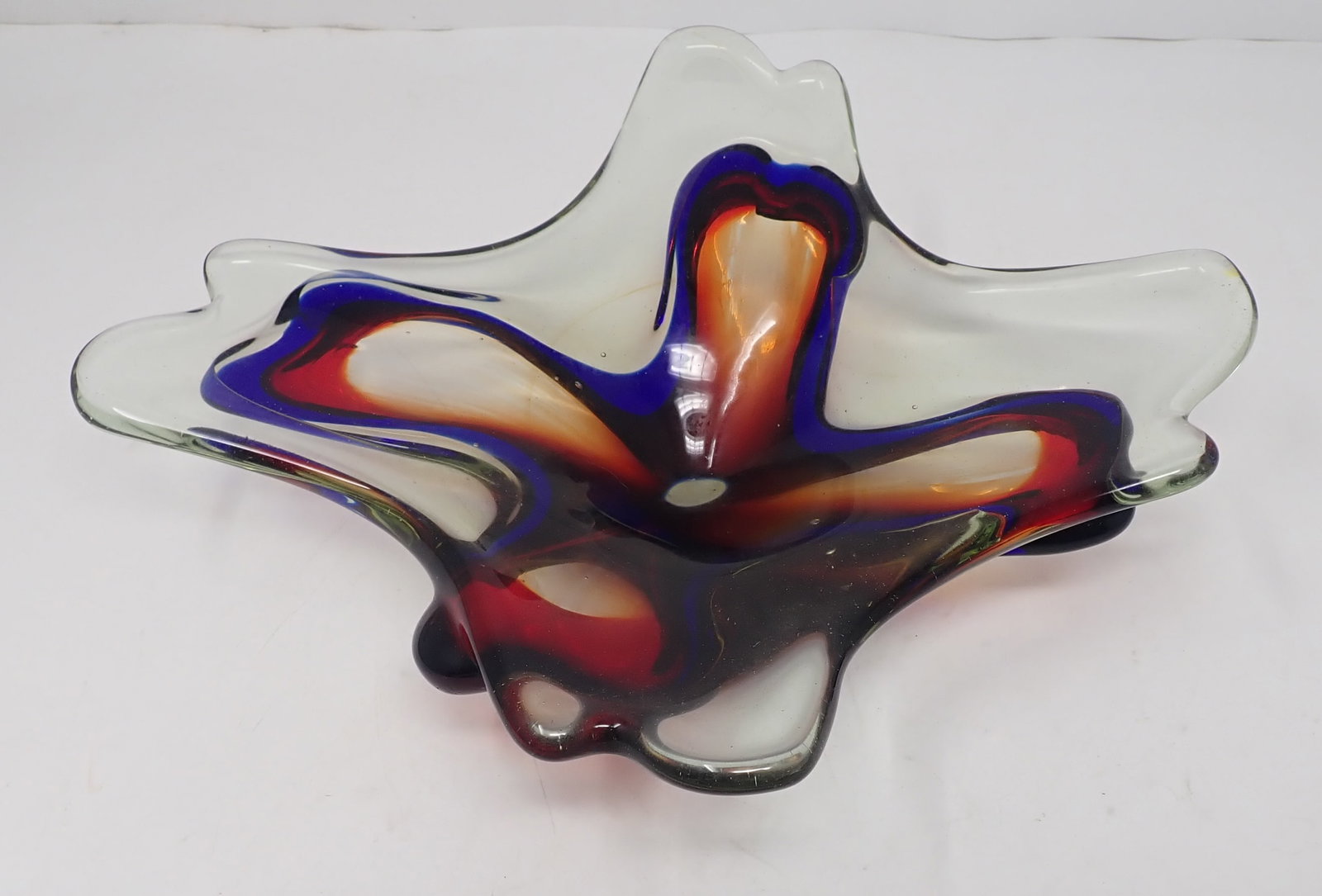 Murano Style Art Glass Dish (1 of 4)