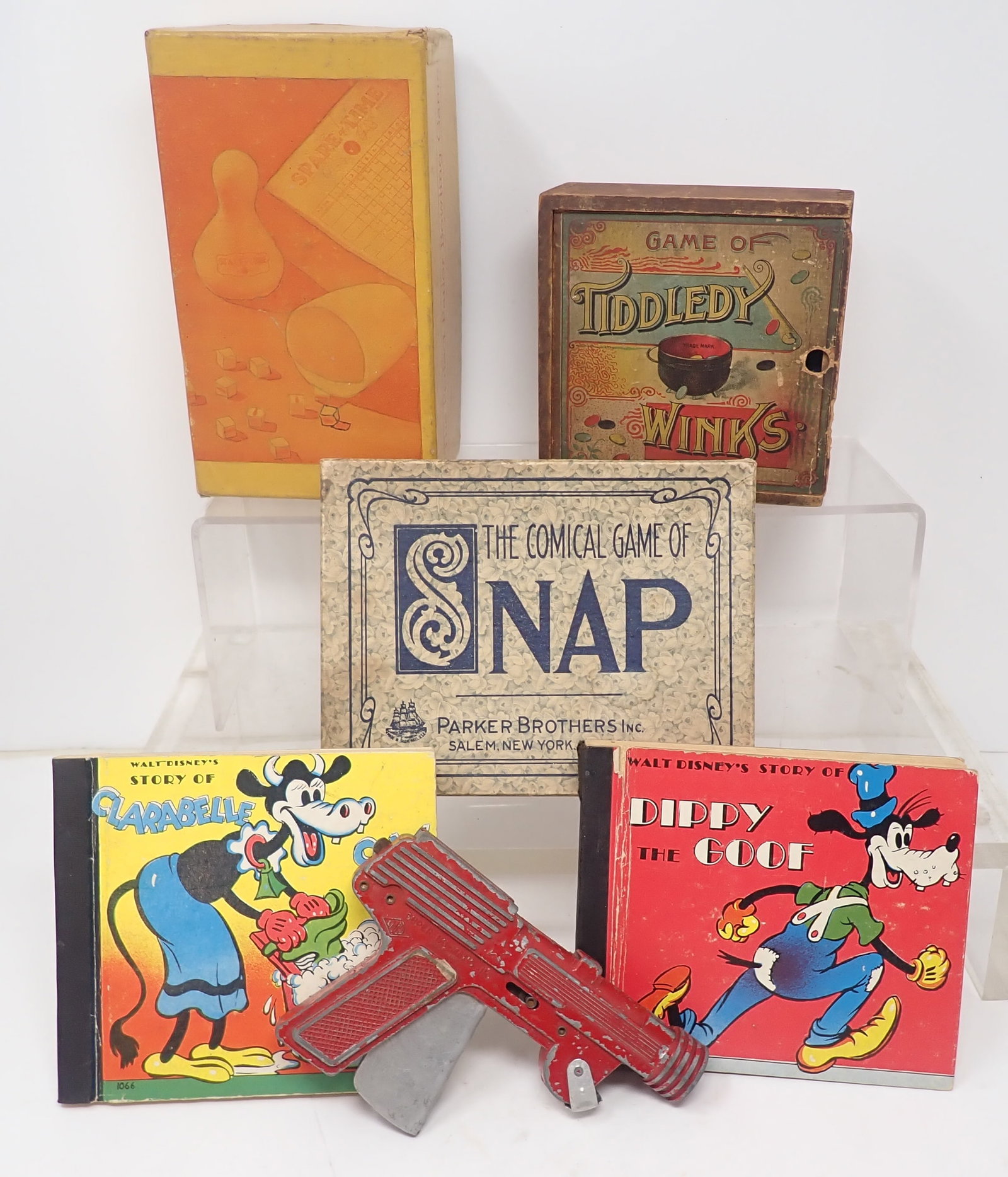 Tiddledy Winks , Spare Time, Parker Brothers Snap, Walt Disney Books: We do not guarantee they are complete. Shipping available