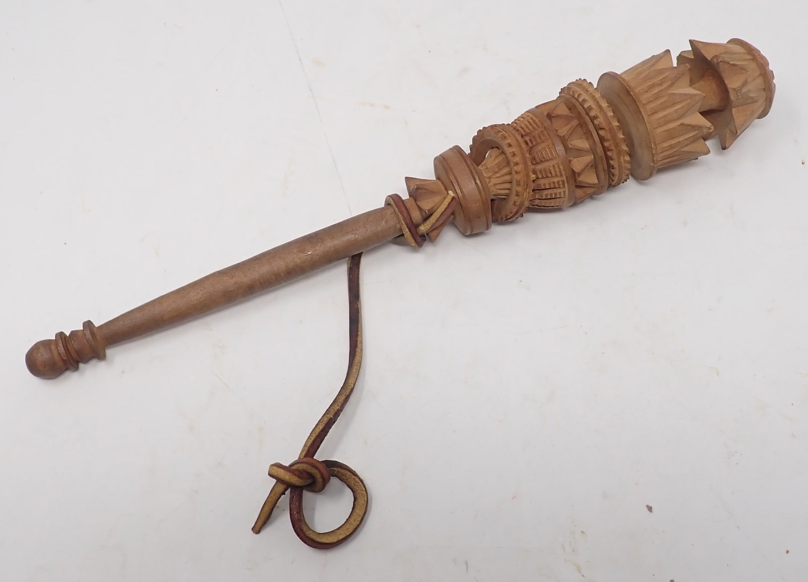 Mexican Molinillo: Approx 1 3/4" in diameter and 11 3/4" long. Shipping available