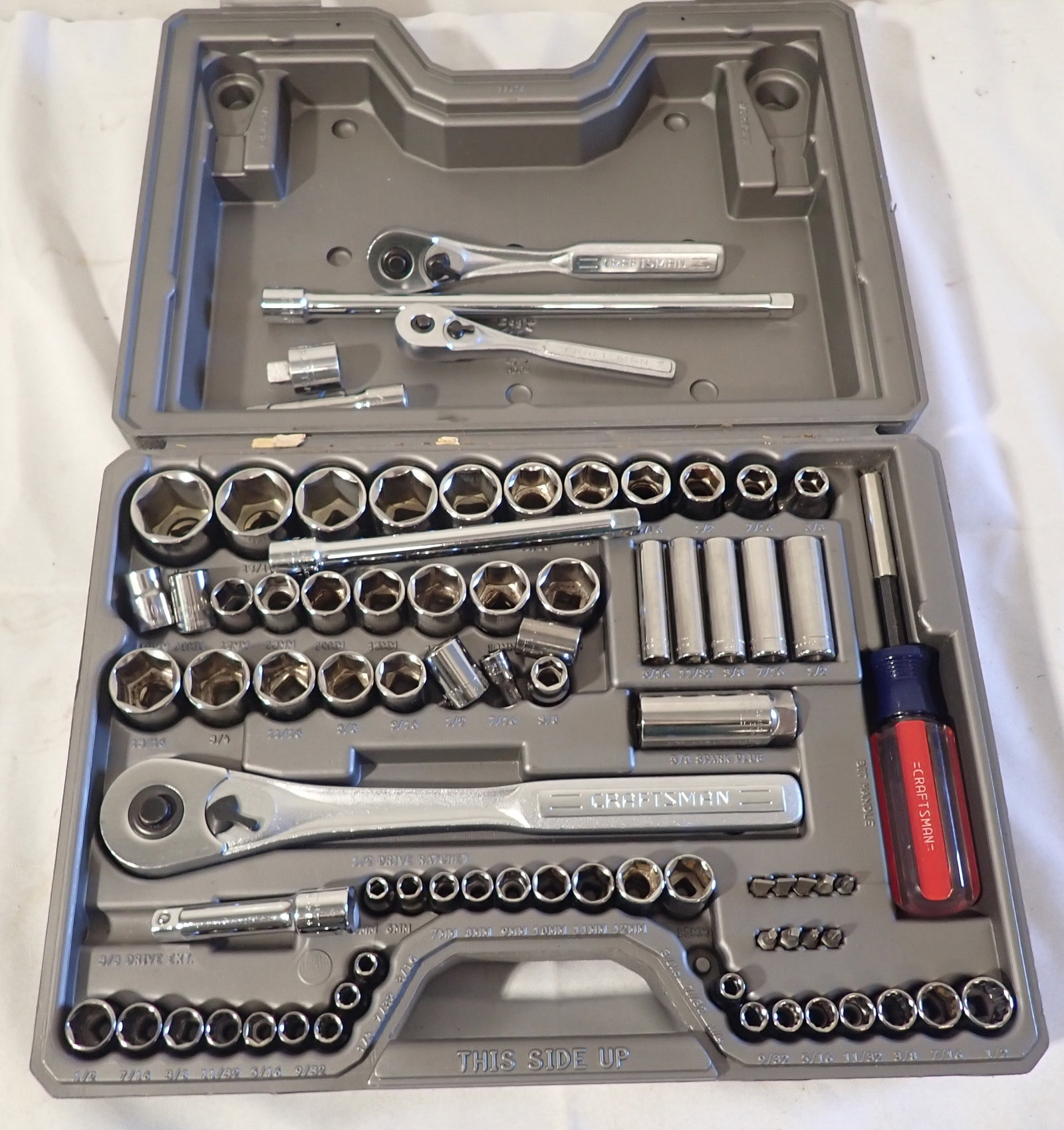 Craftsman 1/4" , 3/8" , & 1/2" Drive Socket Set (1 of 4)