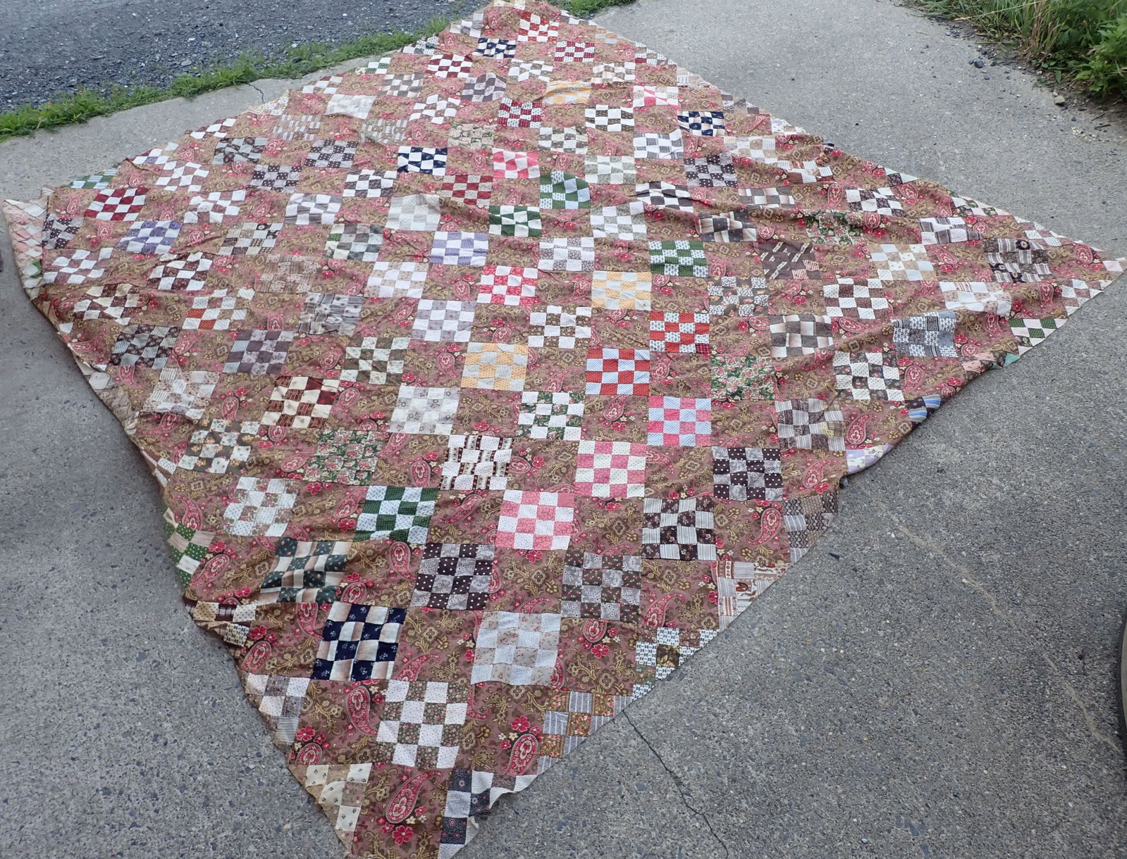 Quilt Top: Apprx 84" x 86". Shipping available