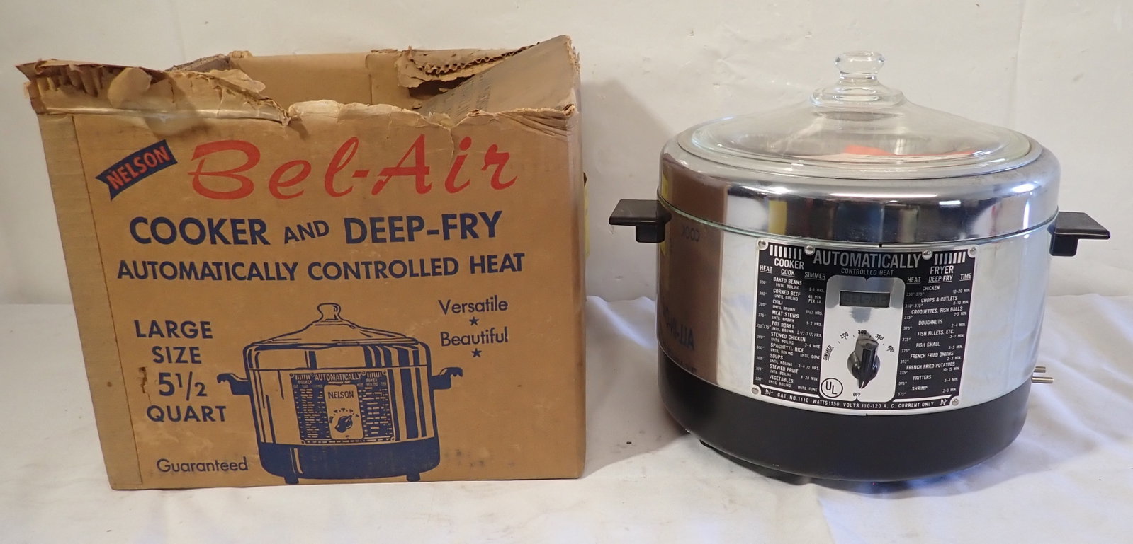 Nelson No. 1110 Cooker Deep Fryer: Shipping available