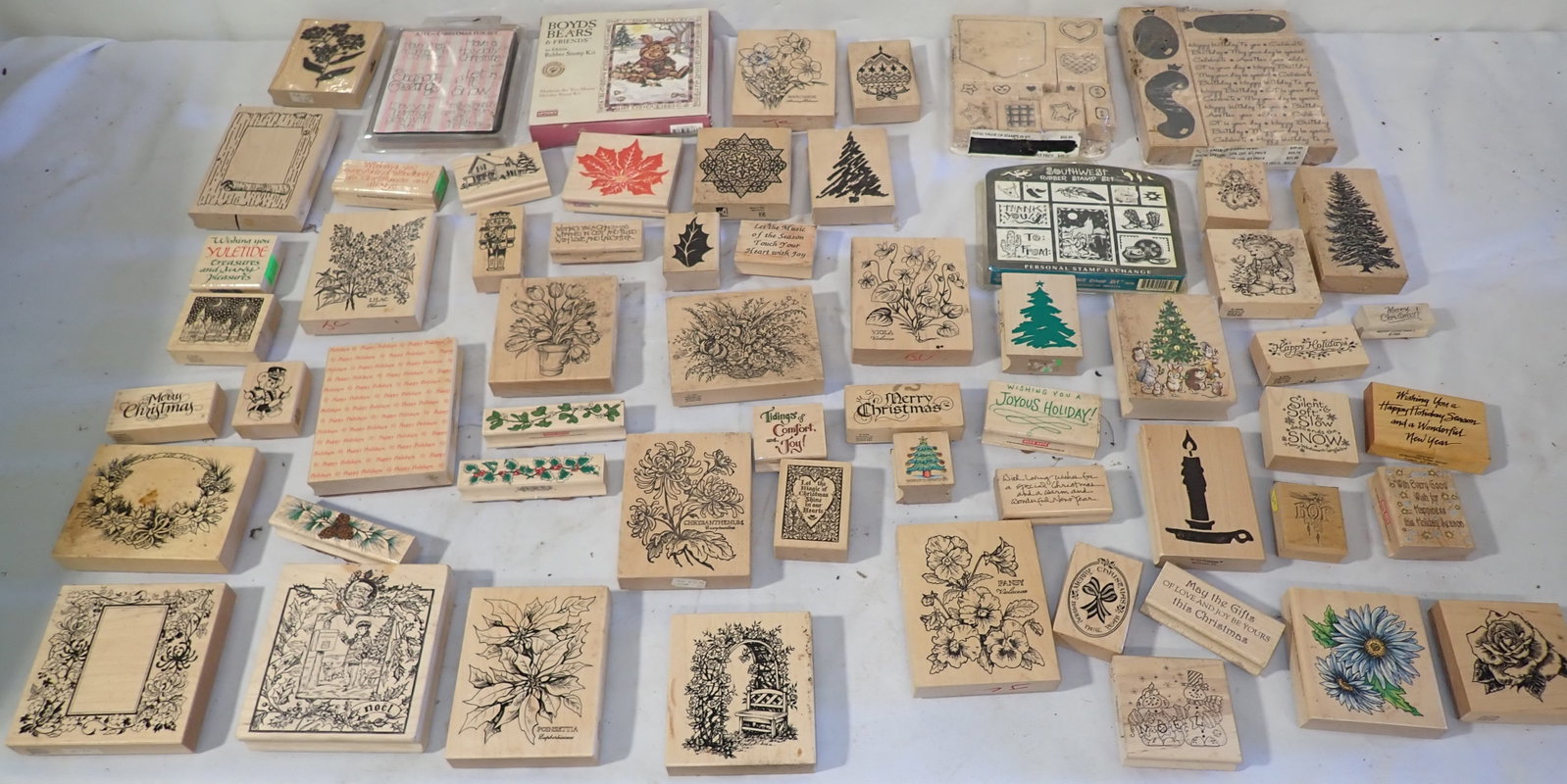 Rubber Stampede , Embossing Arts , Retro & Misc Stamps: Bottom left one is approx 4 1/2" x 4 1/2". Shipping available
