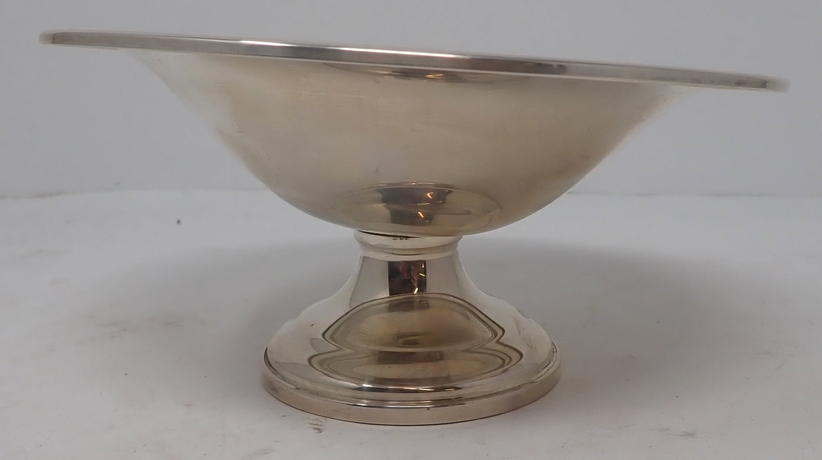Sterling Silver Compote for Scrap: Approx 6 3/8" in diameter and 3" tall. This is weighted. Weighs approx 190 grams. Shipping available