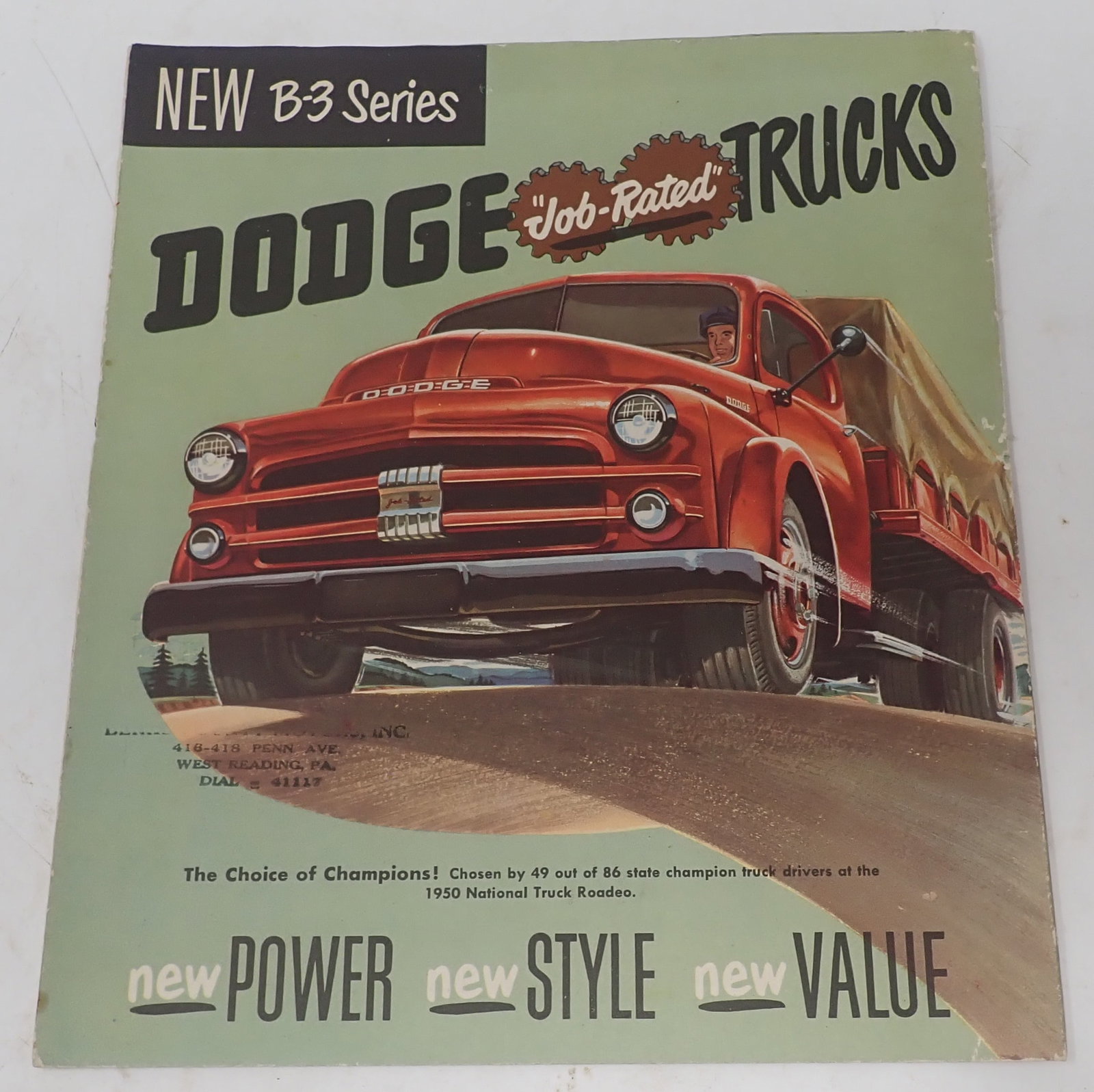 Dodge Trucks Fold Out Brochure: Shipping available