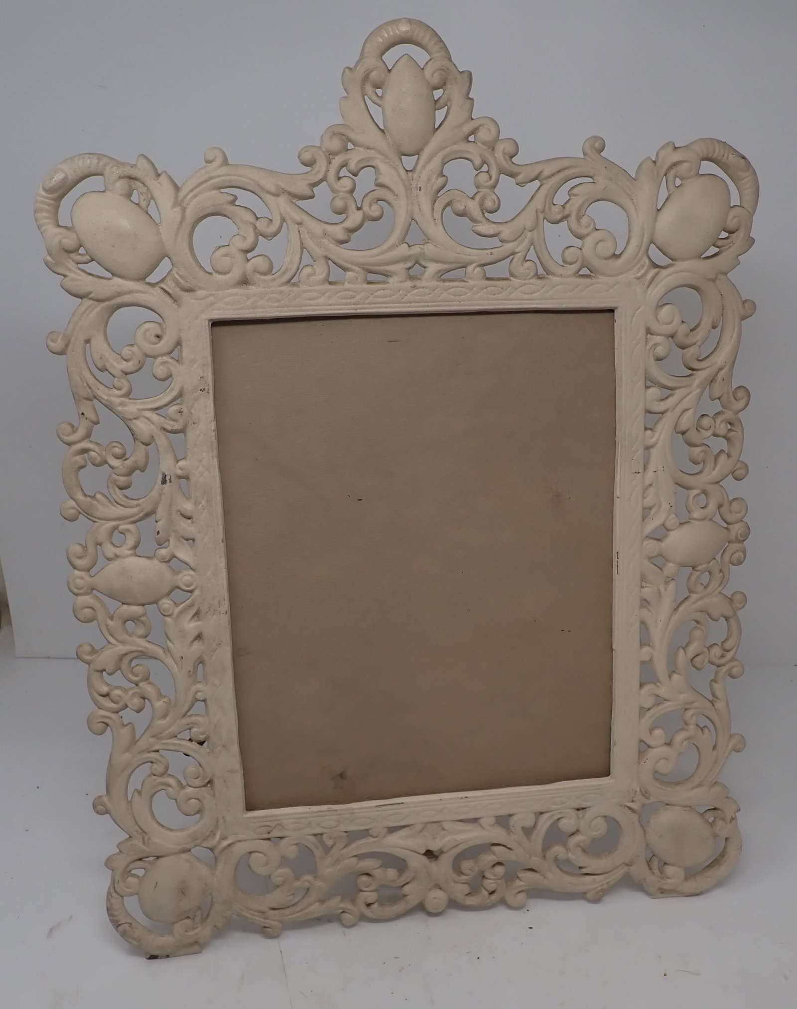 Cast Iron Picture Frame: Approx 13" x 17 1/2". Shipping available