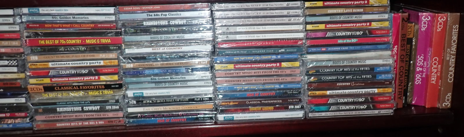 Cd's Sealed in Plastic - 2