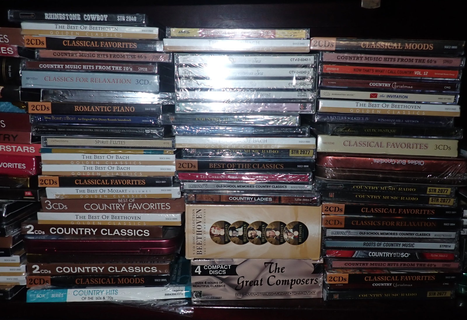 Cd's Sealed in Plastic - 8
