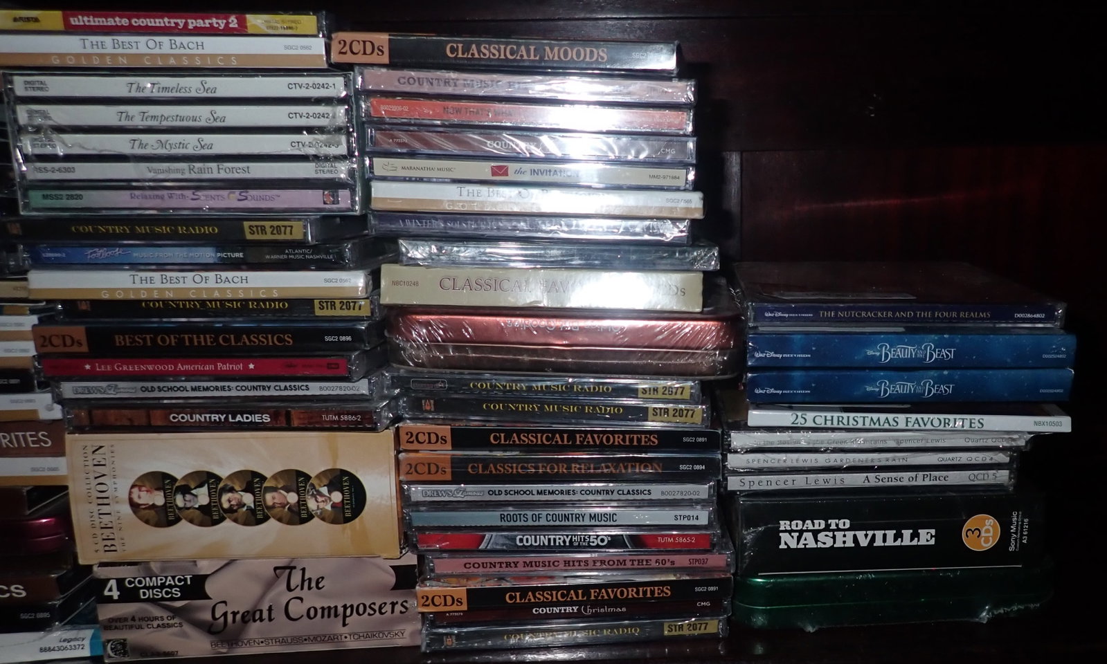 Cd's Sealed in Plastic - 9