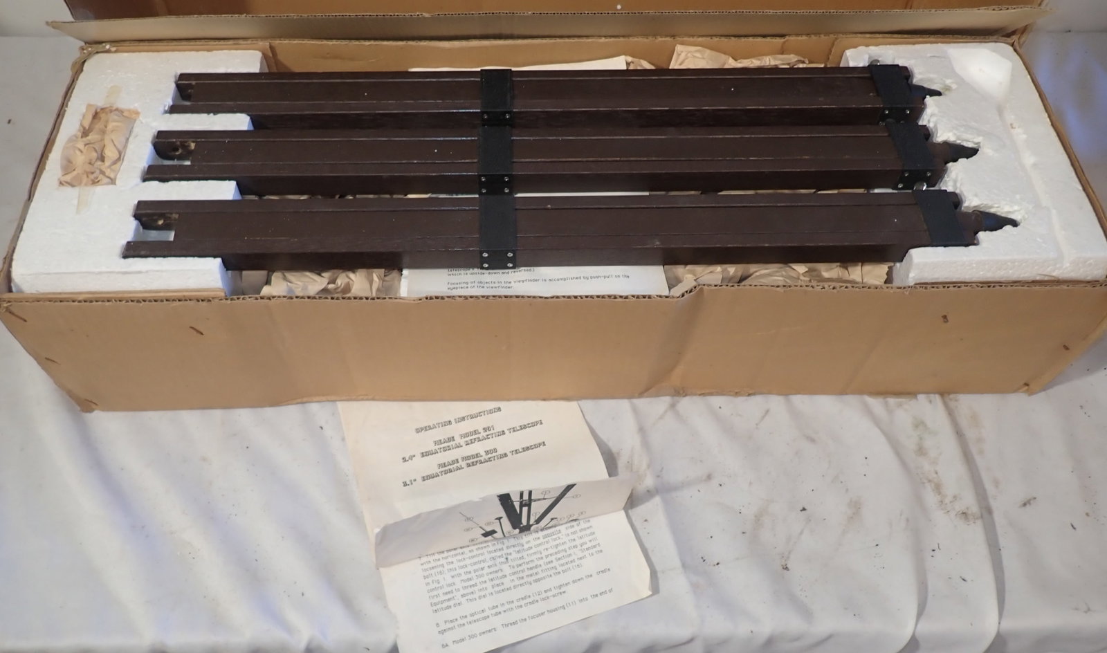 Meade Model 291 Astronomical Telescope: We do not guarantee it is complete. NO in house shipping !