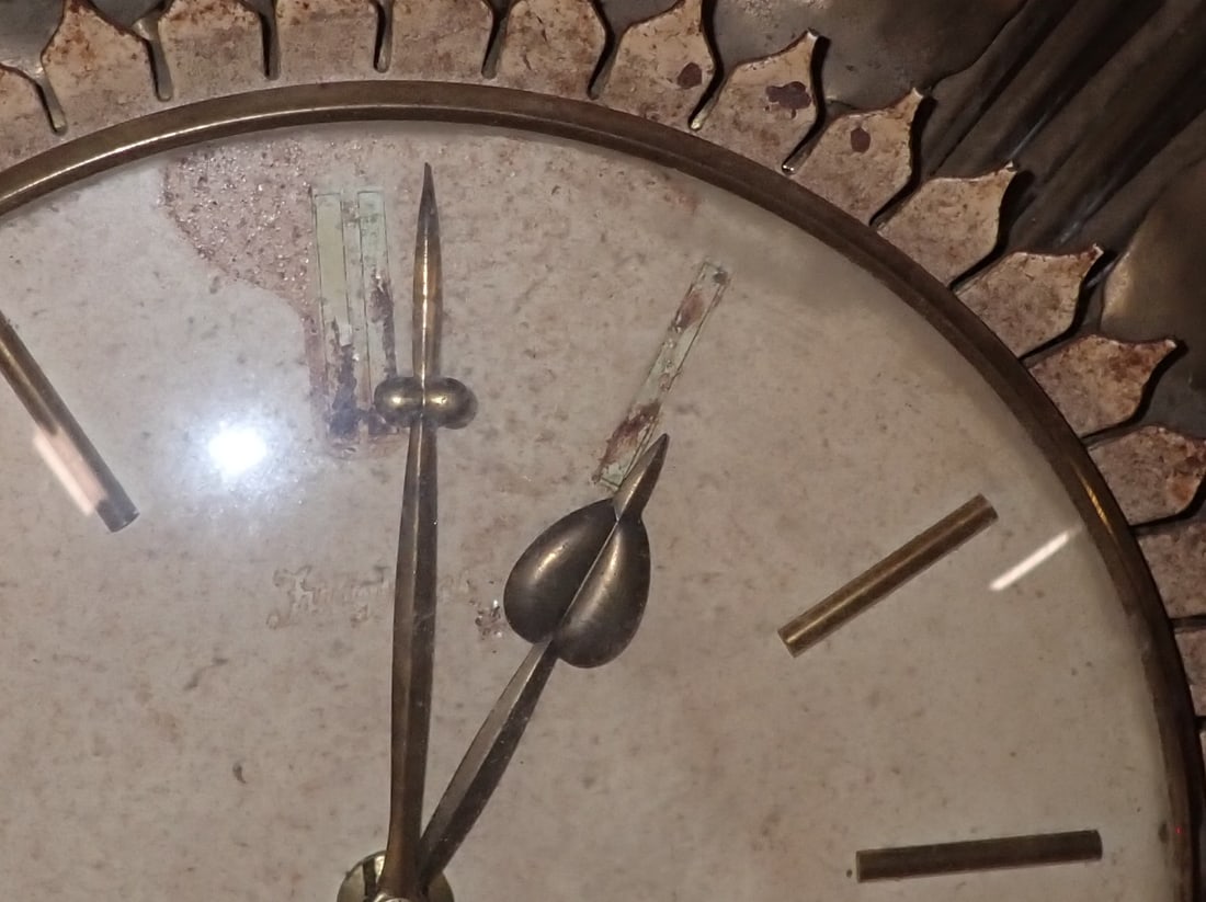 Brass MCM Clock - 2