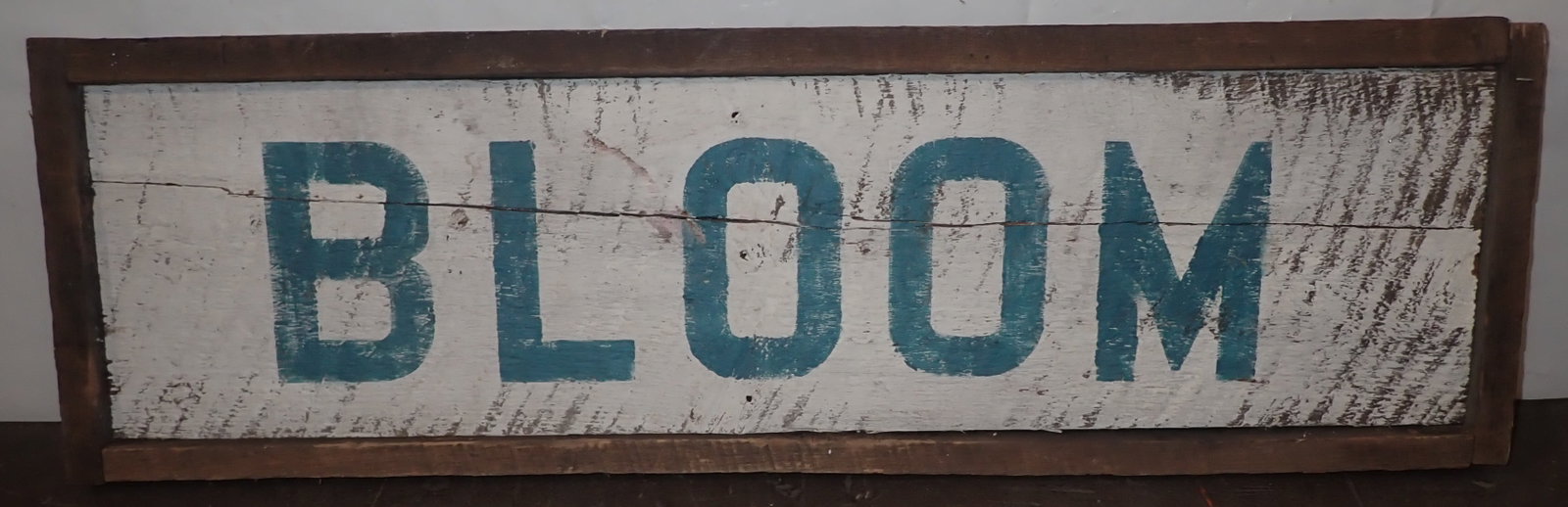 Bloom Amish Made Garden Sign: Approx 2" x 11" x 36". Shipping available ($20 handling charge, plus postage)