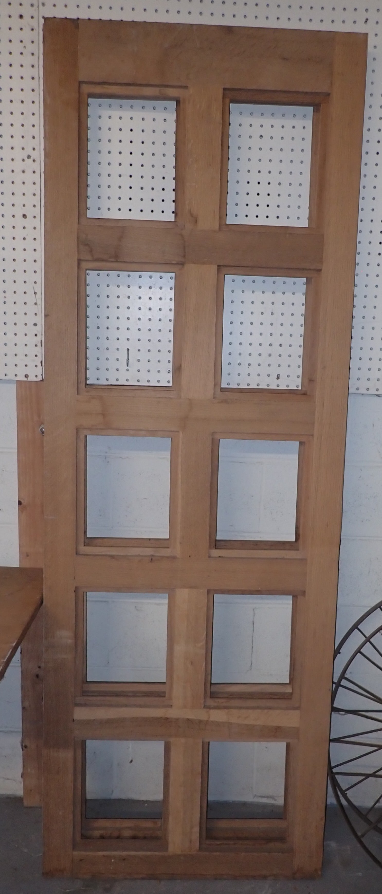 Pair of Doors: Approx 28" x 80 3/8". No glass in them . No in house shipping !