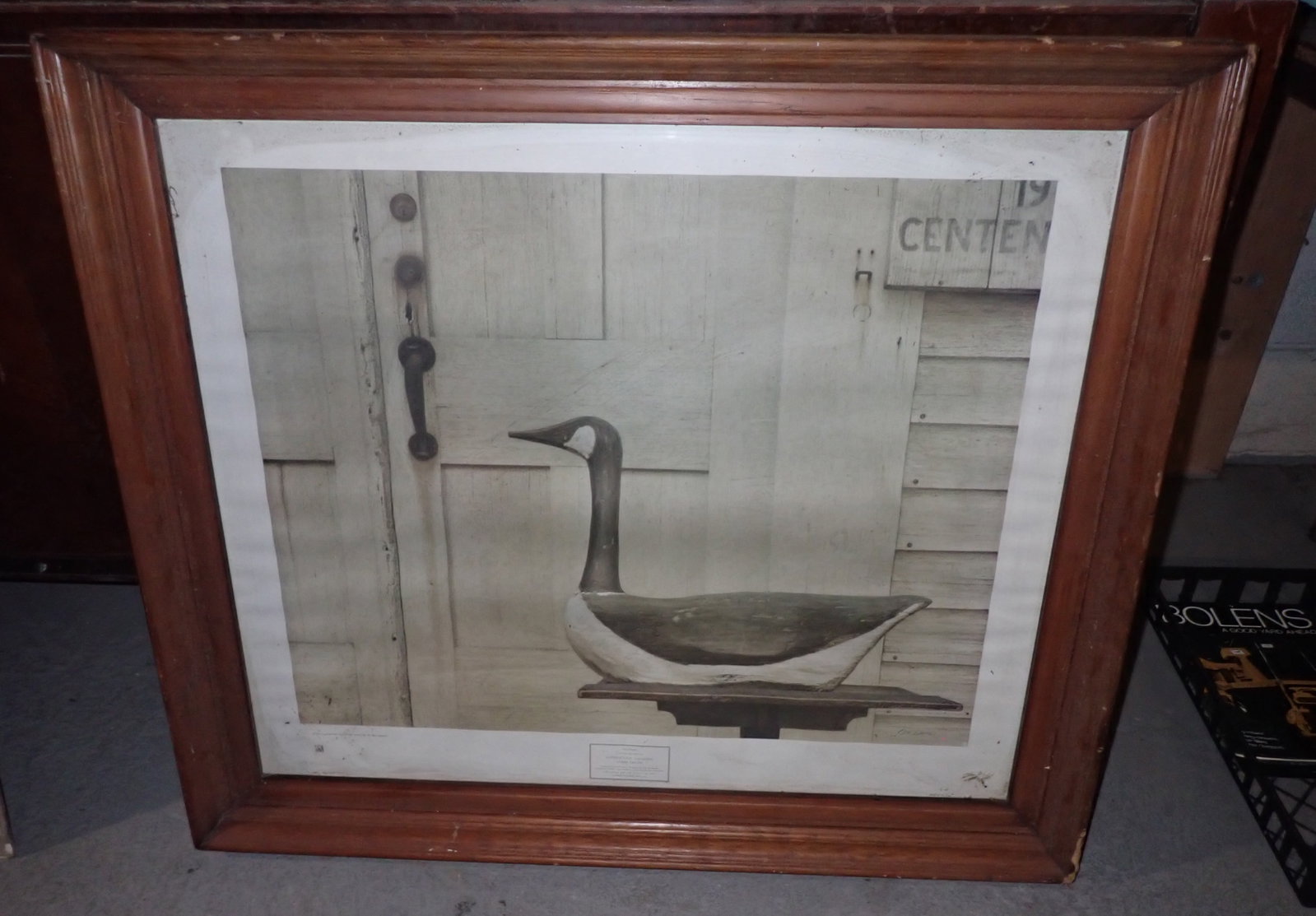 Ken Davies Good Decoy Print: Approx 32 1/2" x 37 1/4". No in house shipping !