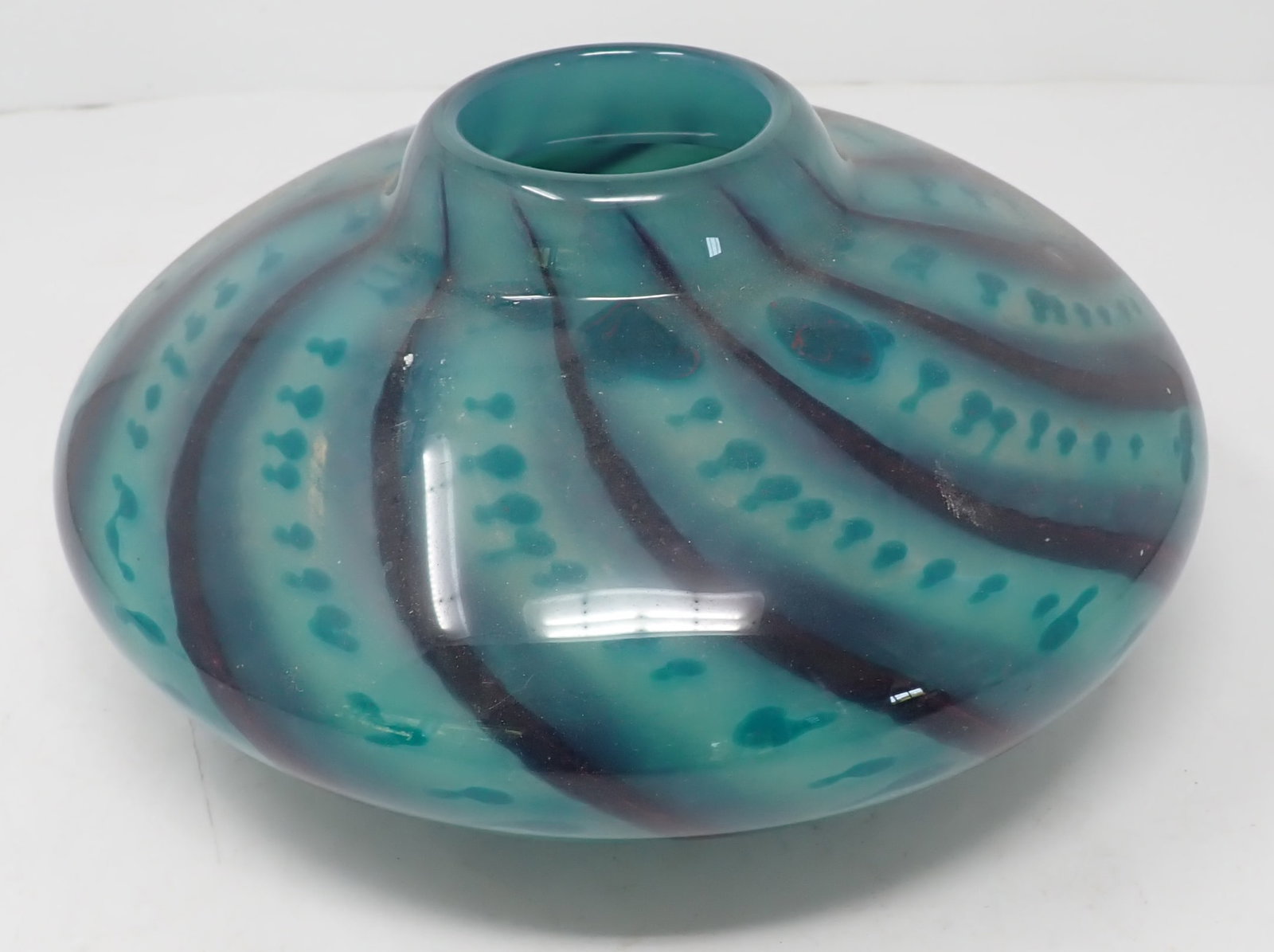 Signed Art Glass Vessel - 3