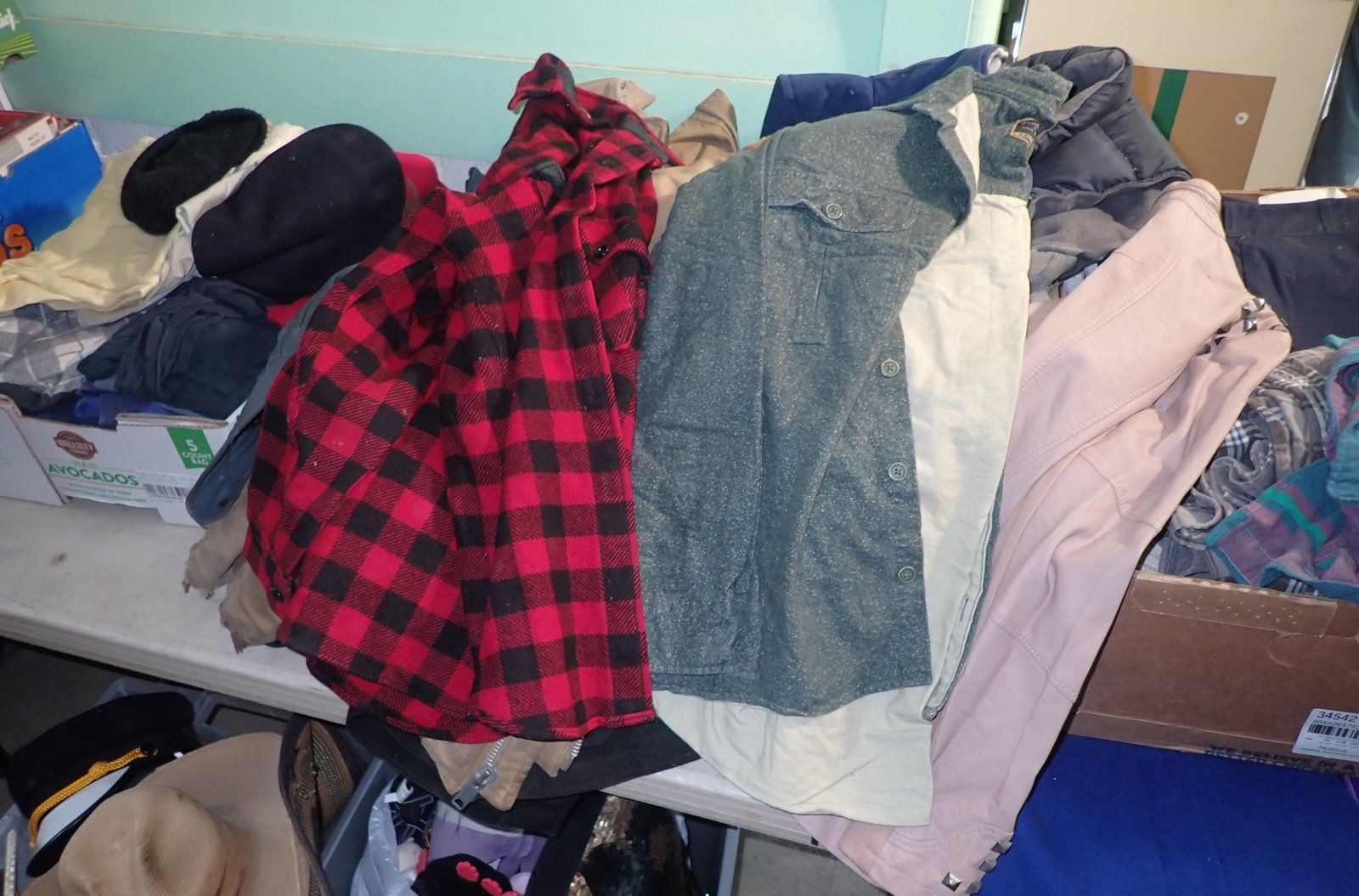 Clothing , Hats , & Misc: Must take All ! No in house shipping !