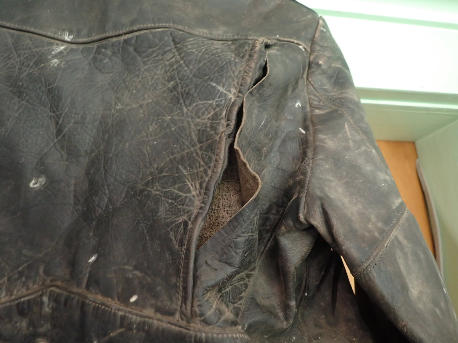 Leather Motorcycle Jacket - 4