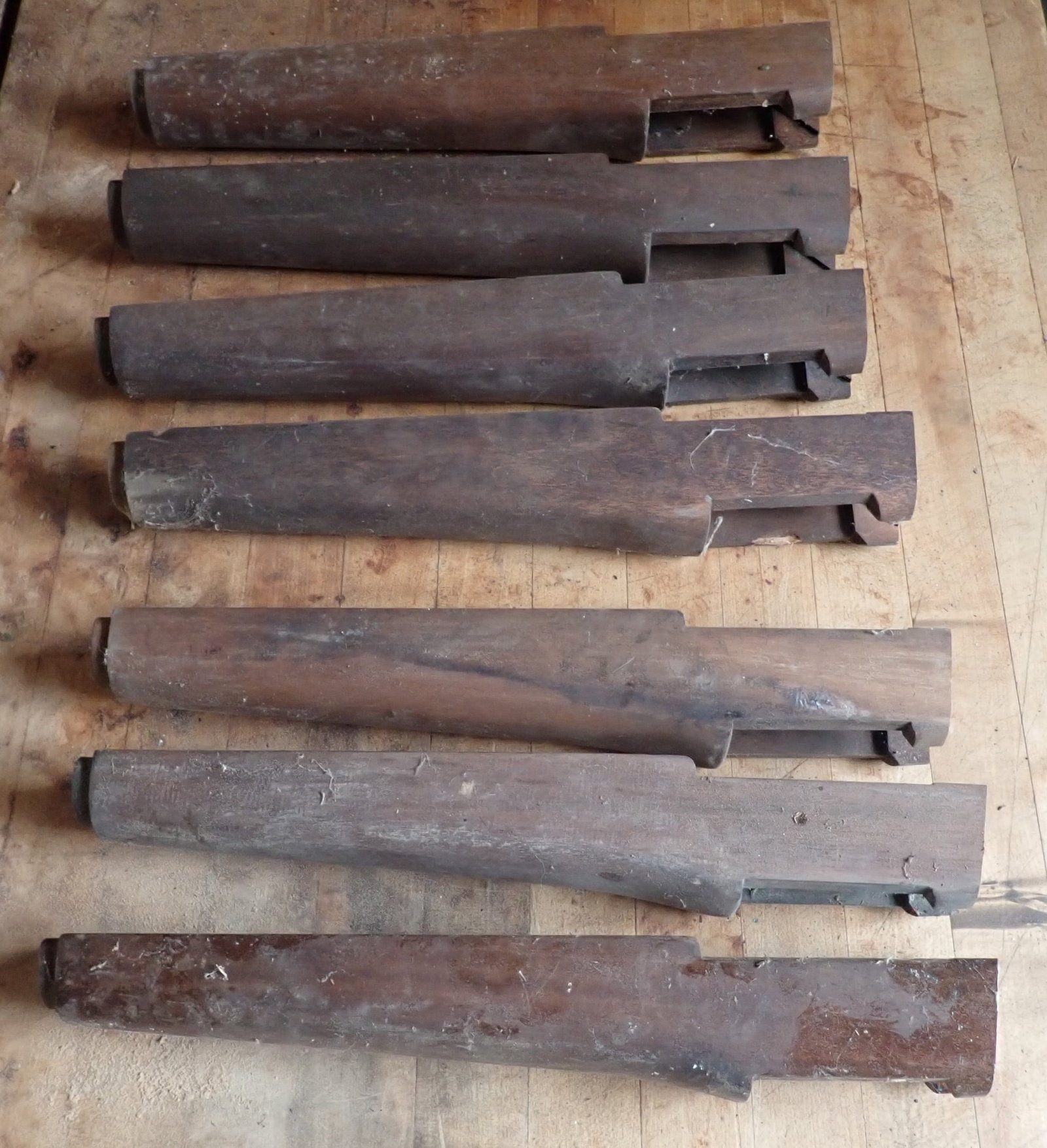 Gun Stock Forearm Parts: Approx 14 1/2" long. Shipping available