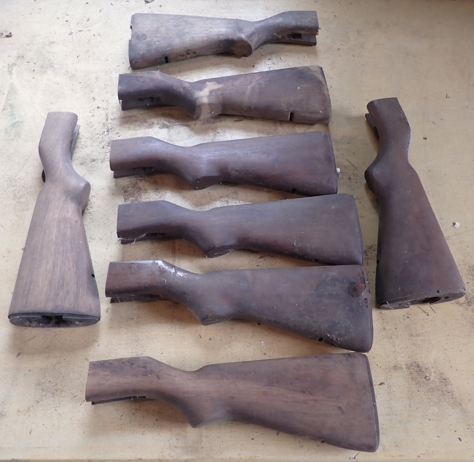 Gun Stocks For Parts / Art , Table Legs !!