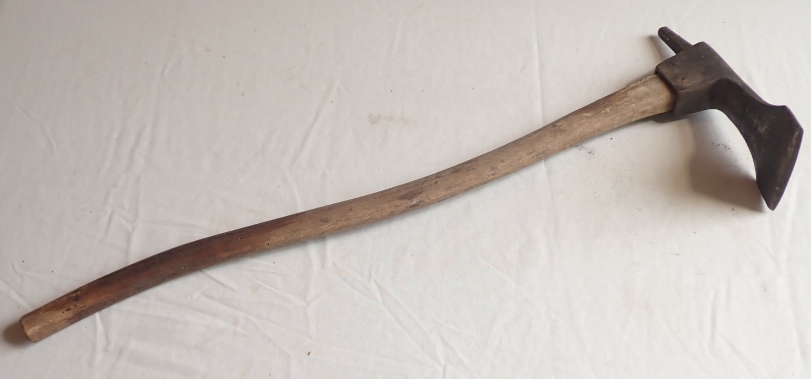 Adze: Head is apprx 4 1/2" x 9 7/8". Total length is approx 30 3/8". Shipping available ($20 handling charge, plus postage)