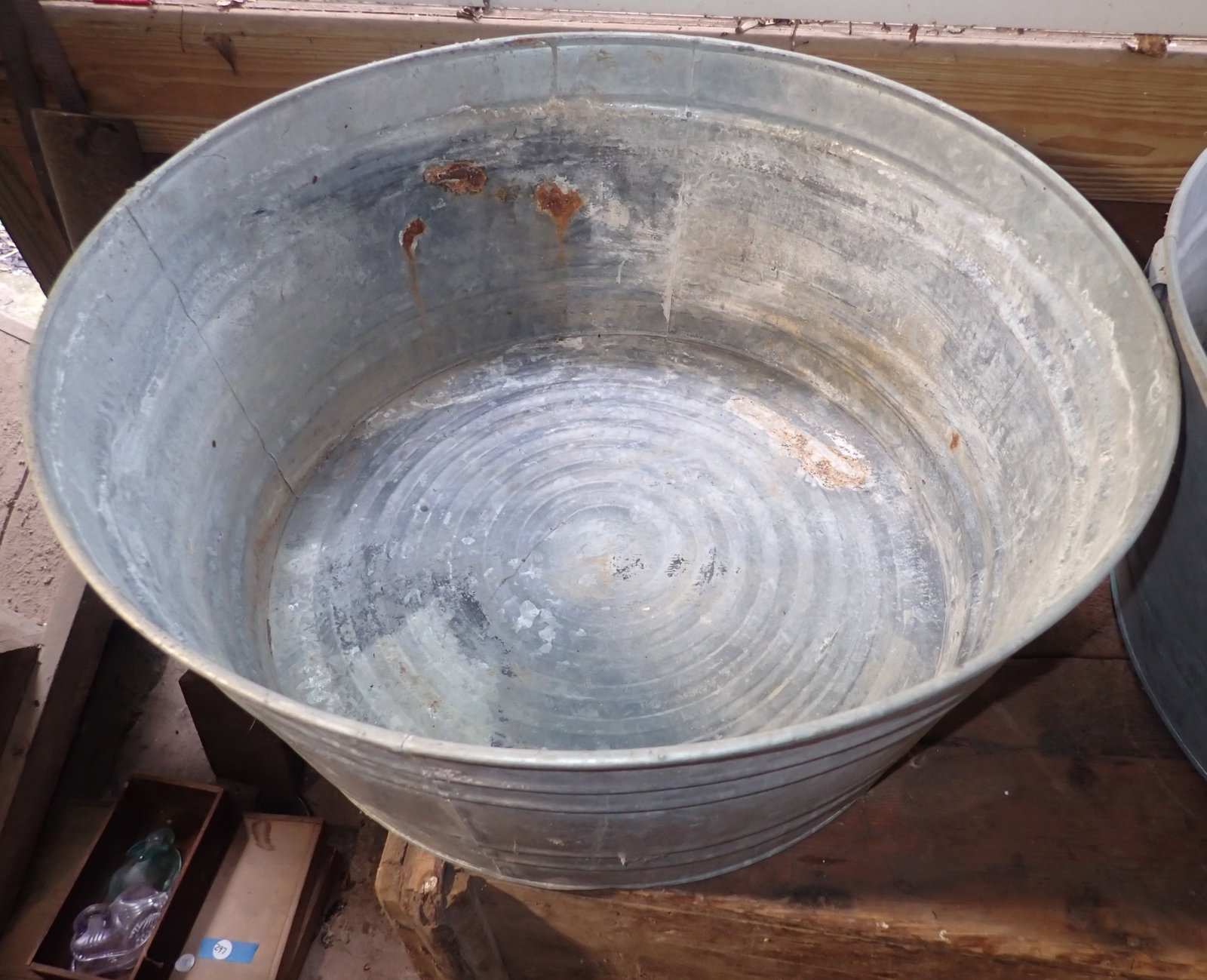 2 Galvanized Tubs - 2