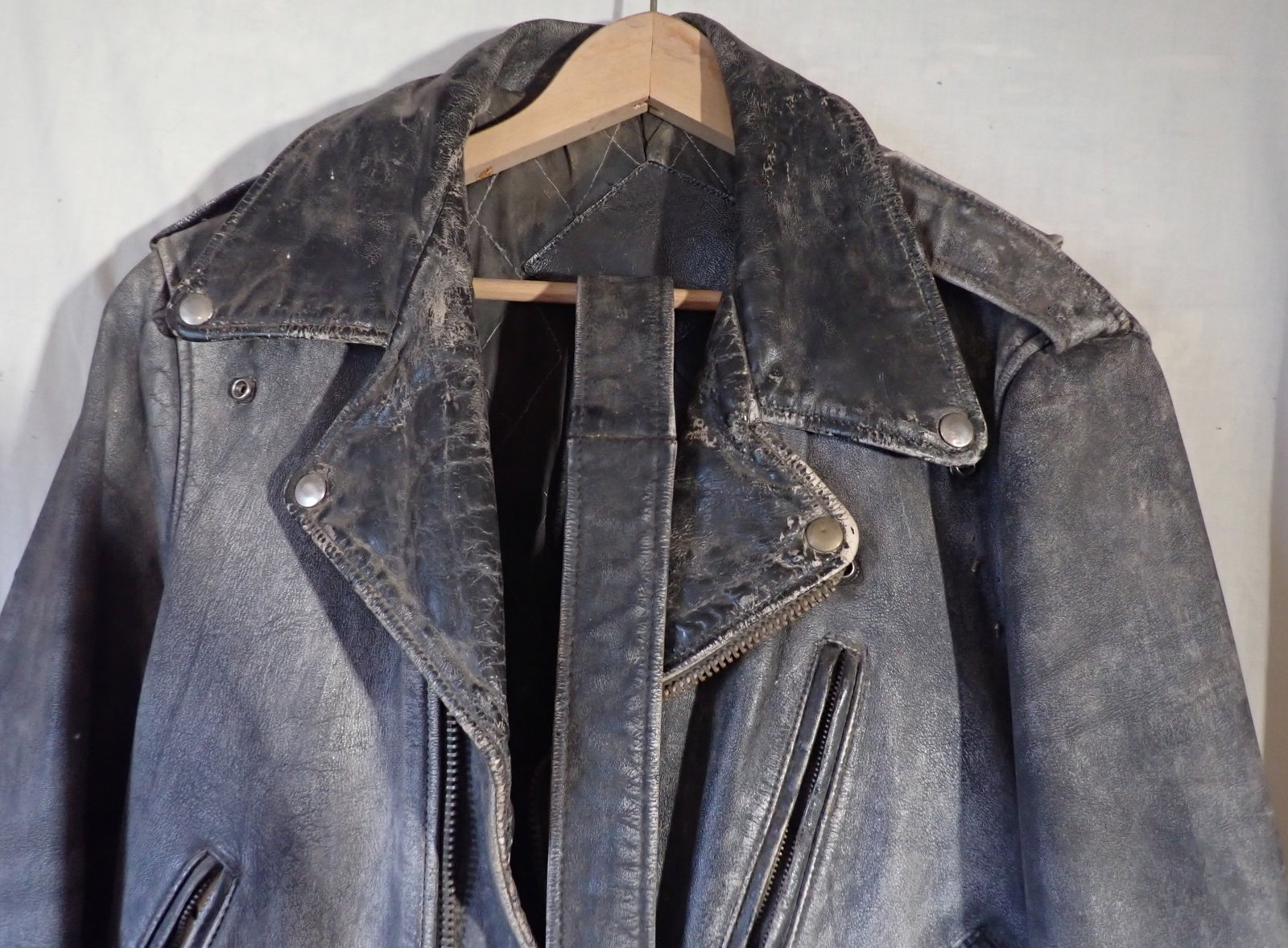 Leather Motorcycle Jacket - 2