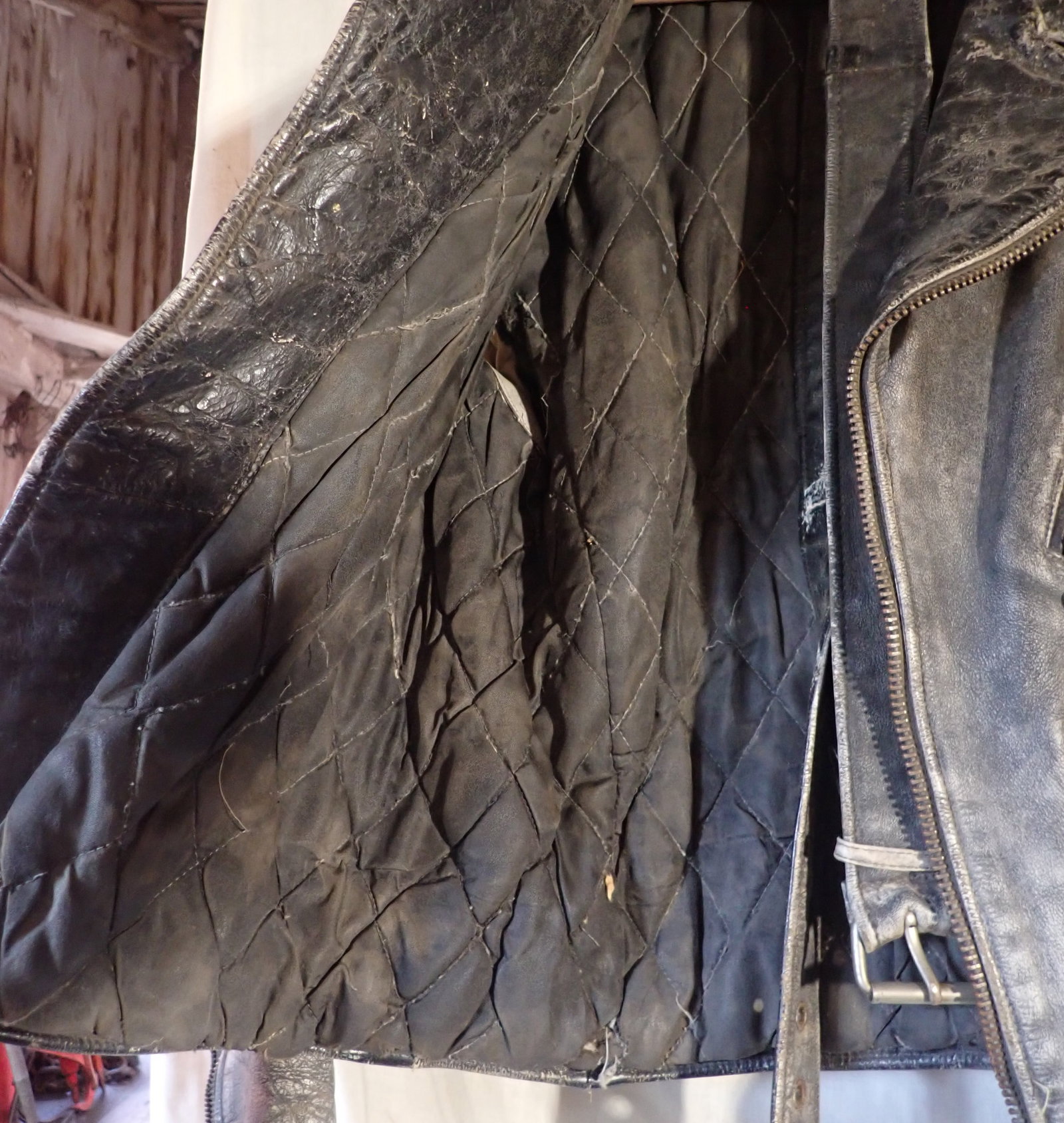 Leather Motorcycle Jacket - 4