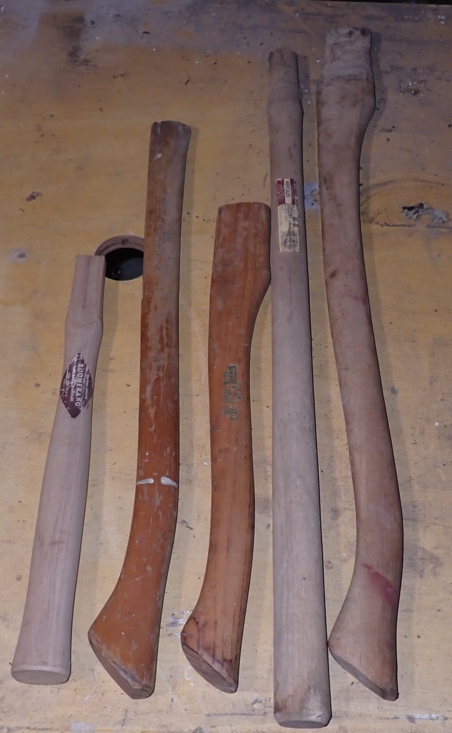 Axe Handles: Longest is approx 31 3/4" long. Shipping available