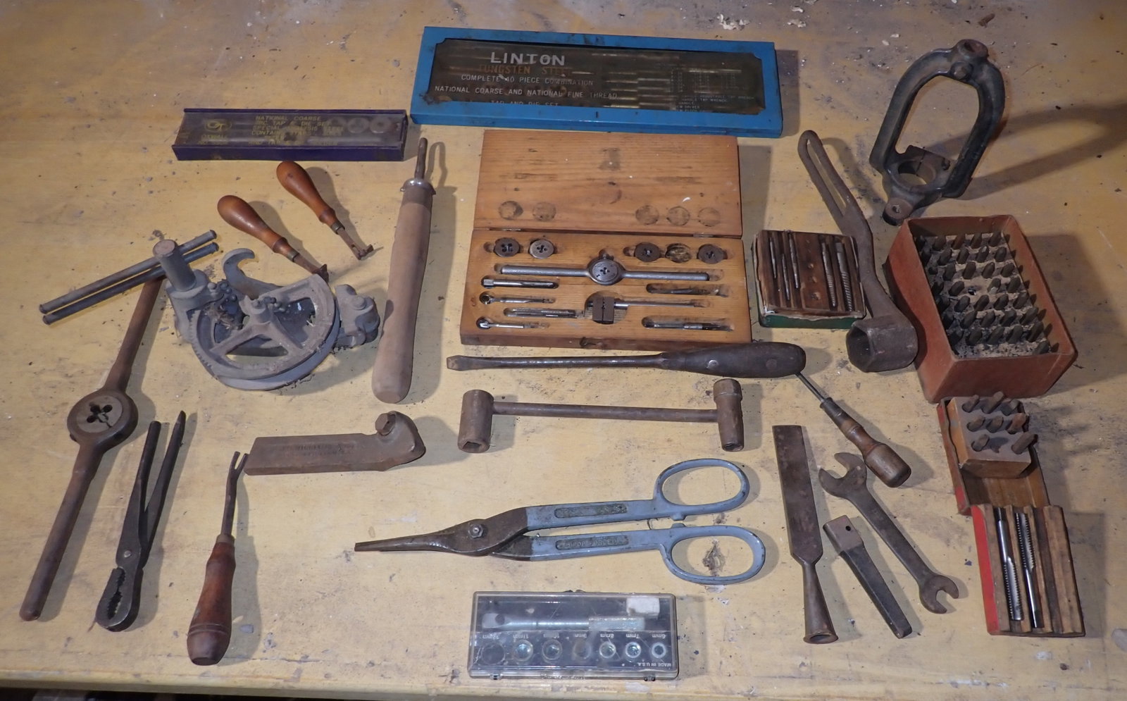 Taps, Dies, Steel Punches, & Misc Tools: No in house shipping !