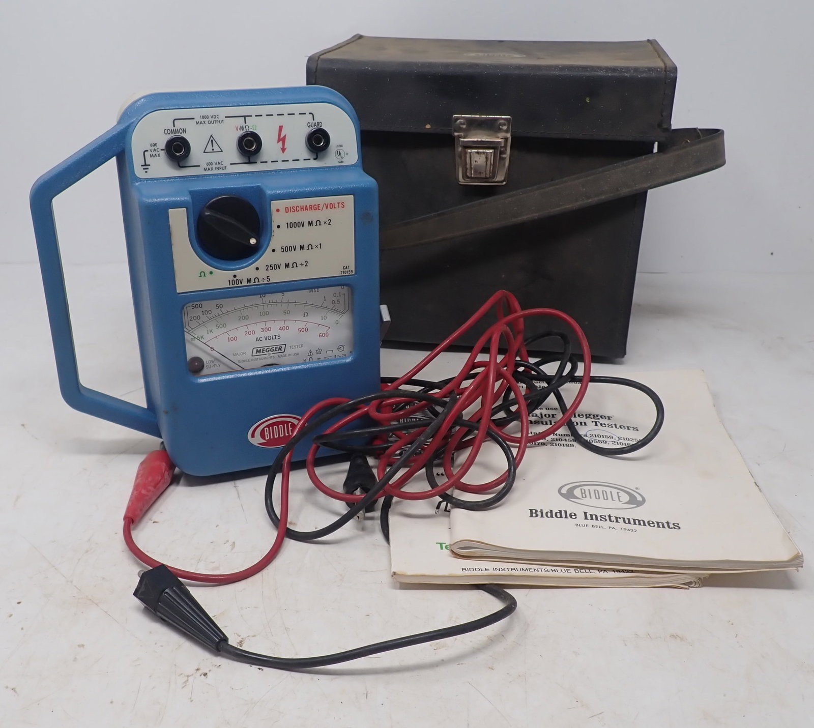 Biddle 210159 Insulation Tester: Shipping available