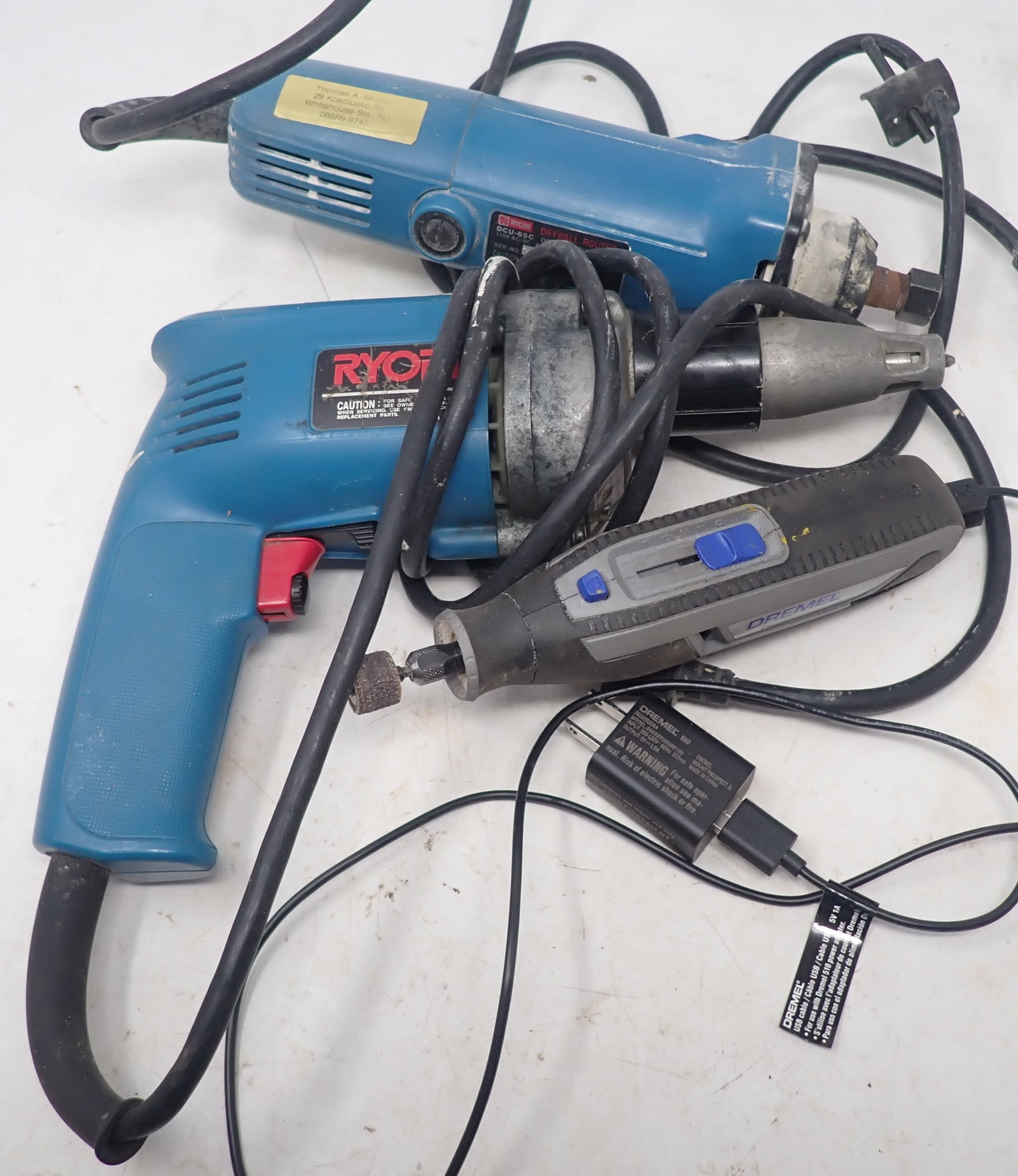 Ryobi Drywall Router, Drill, & Dremel Lite: Shipping available