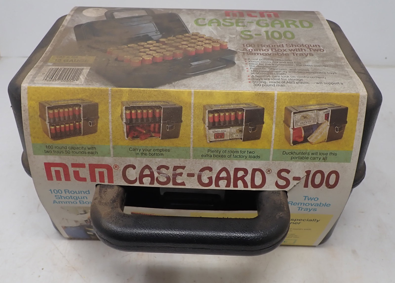 3 MTM Case Gard Ammo Boxes S-100: Approx 6 1/2" x 11" x 7". Shipping available