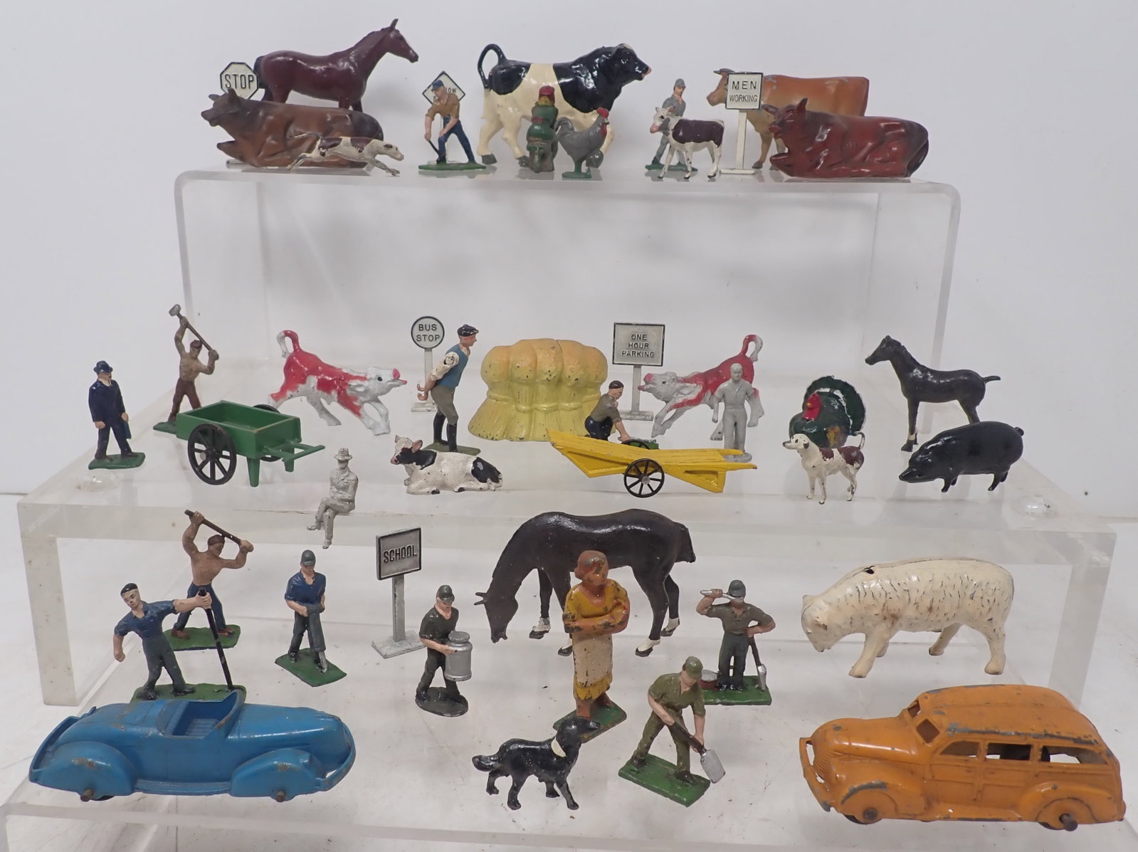 Lead Figures & Tootsietoys: Shipping available ($20 handling charge, plus postage)