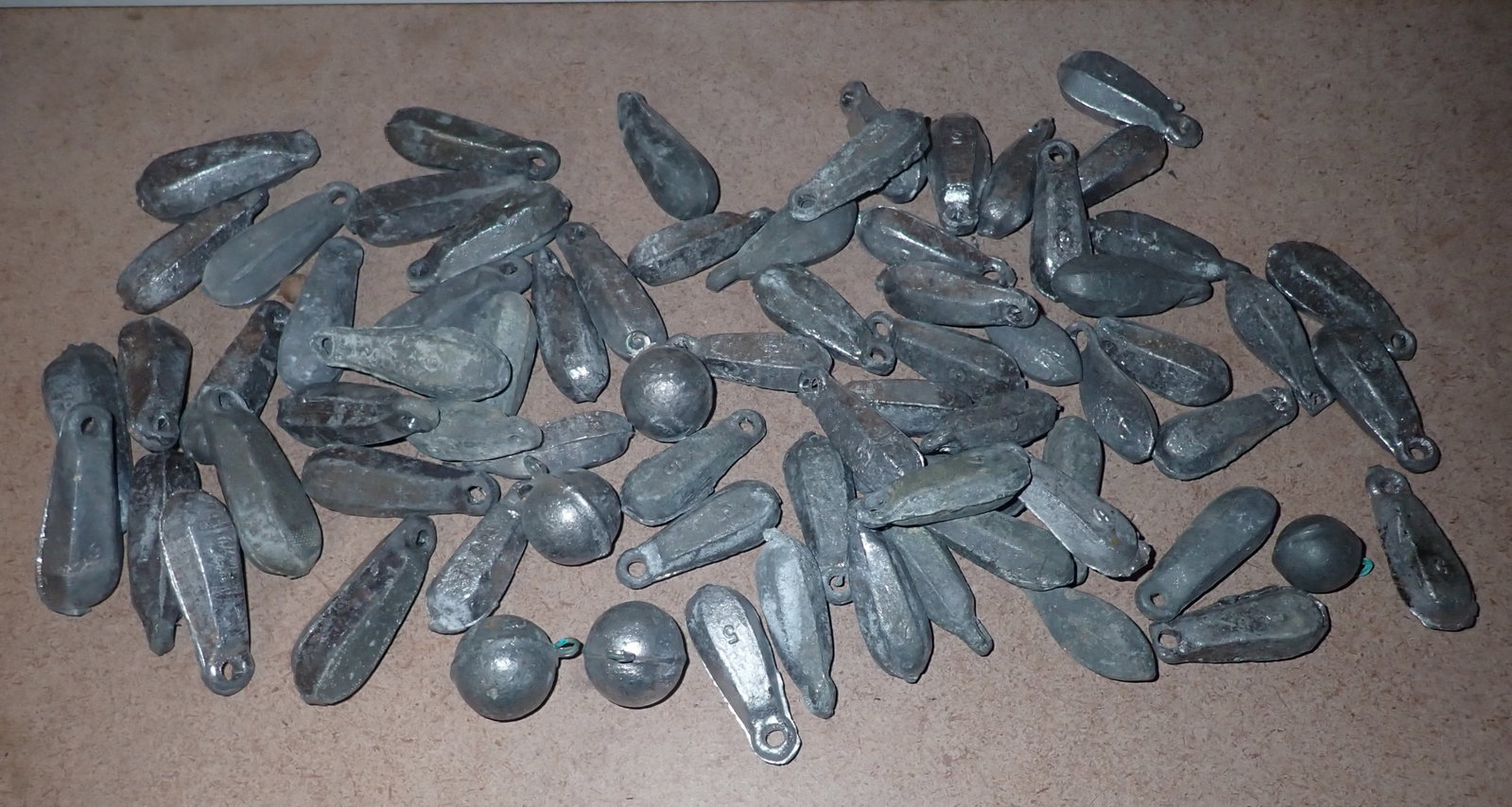 5,6,&7 ounce Lead Sinkers: NO in house shipping !