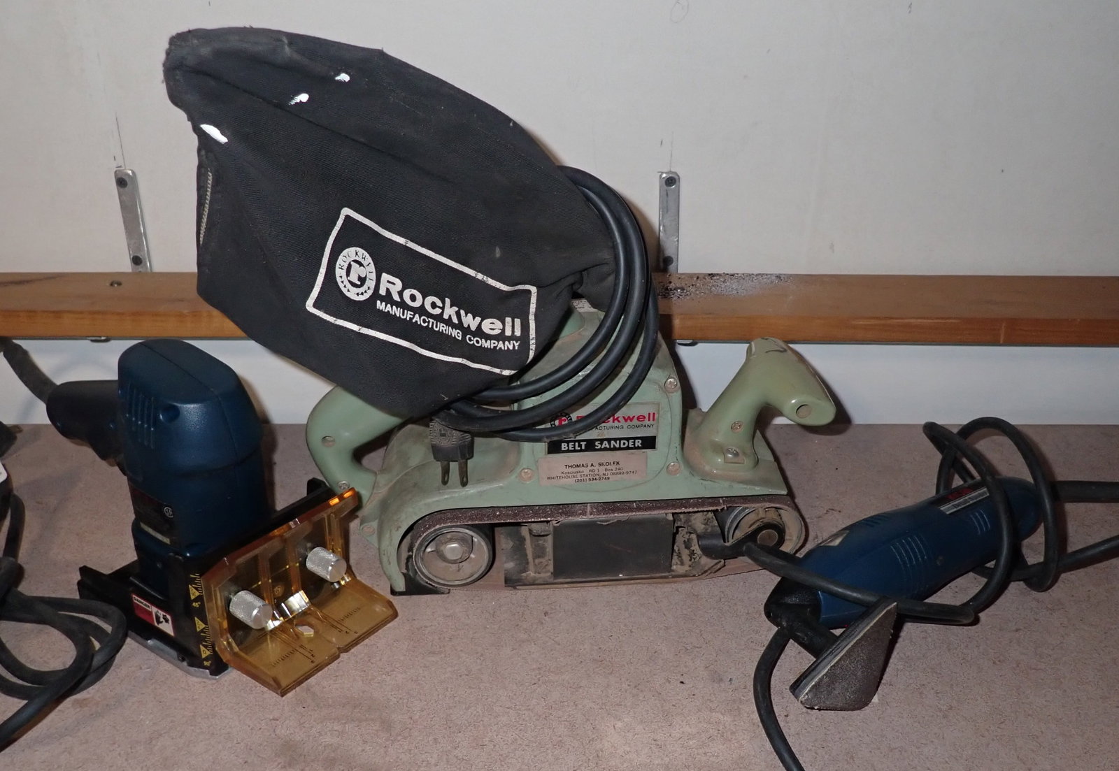 Ryobi Joiner, Detail Sander, Rockwell Belt Sander (1 of 4)